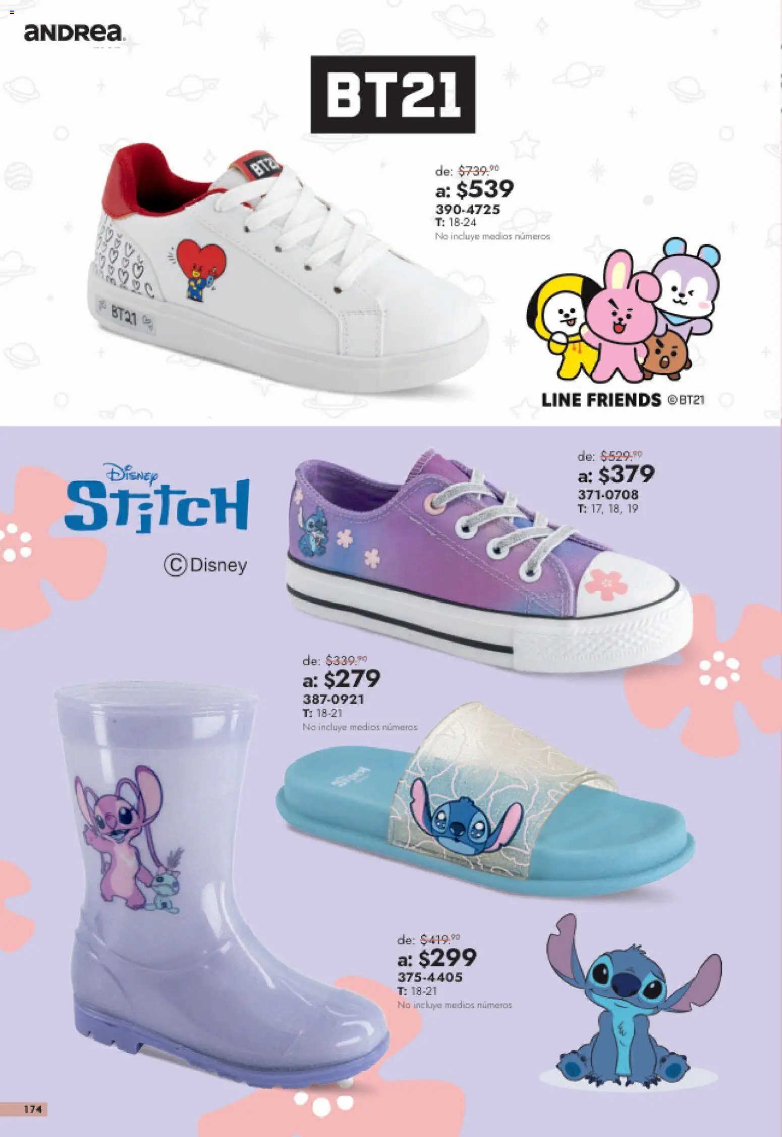 Nuevas ofertas de Andrea válidas en toda la República Mexicana desde el 26/07/2026. ¡Encuentra las mejores ofertas en Andrea catálogo Outlet! | Página: 174