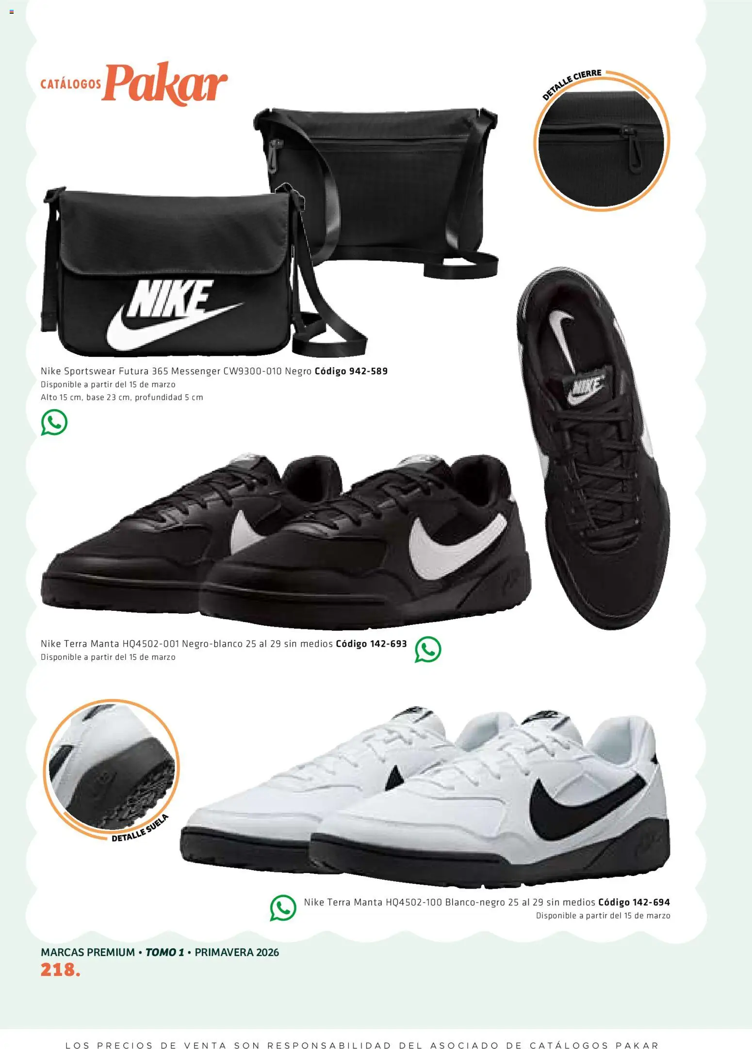 Nuevas ofertas de SC Pakar válidas en toda la República Mexicana desde el 27/02/2026. ¡Encuentra las mejores ofertas en SC Pakar catálogo Premium Men Tomo 1! | Página: 218