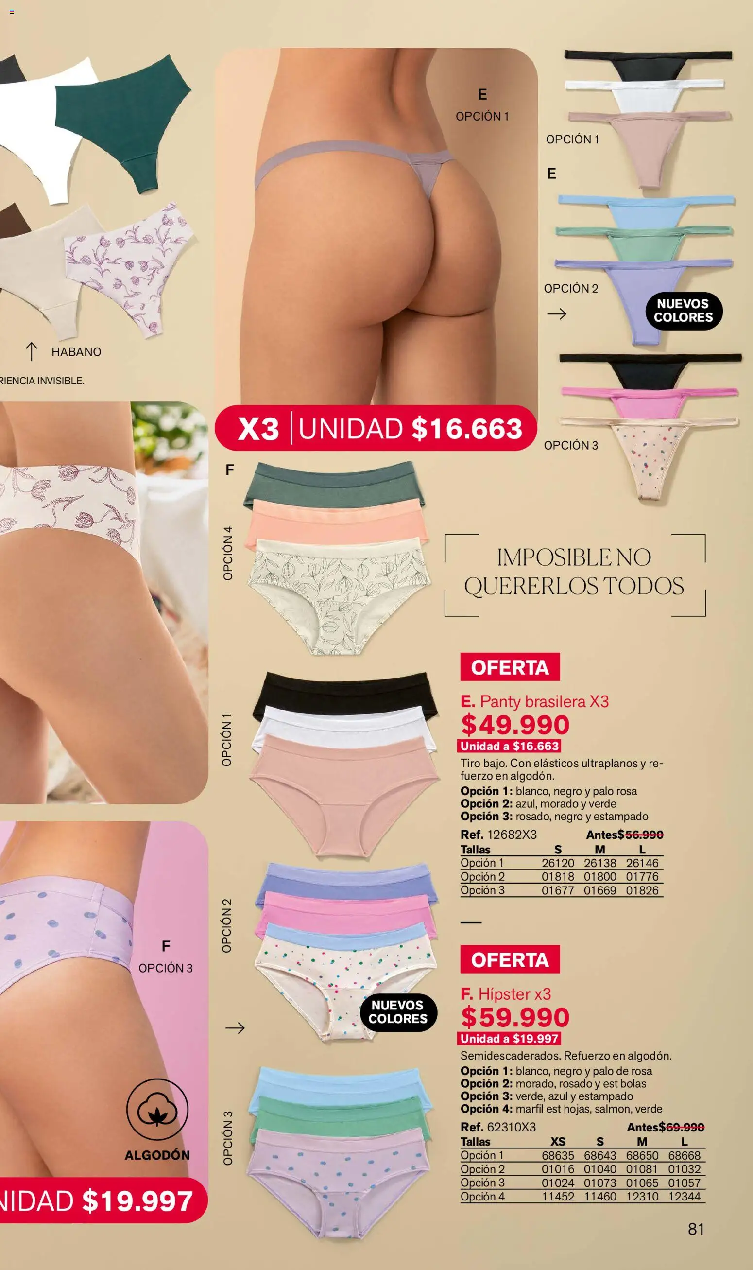 Leonisa revista - valida desde el 04.06.2026 | Página: 81 | Productos: Algodón