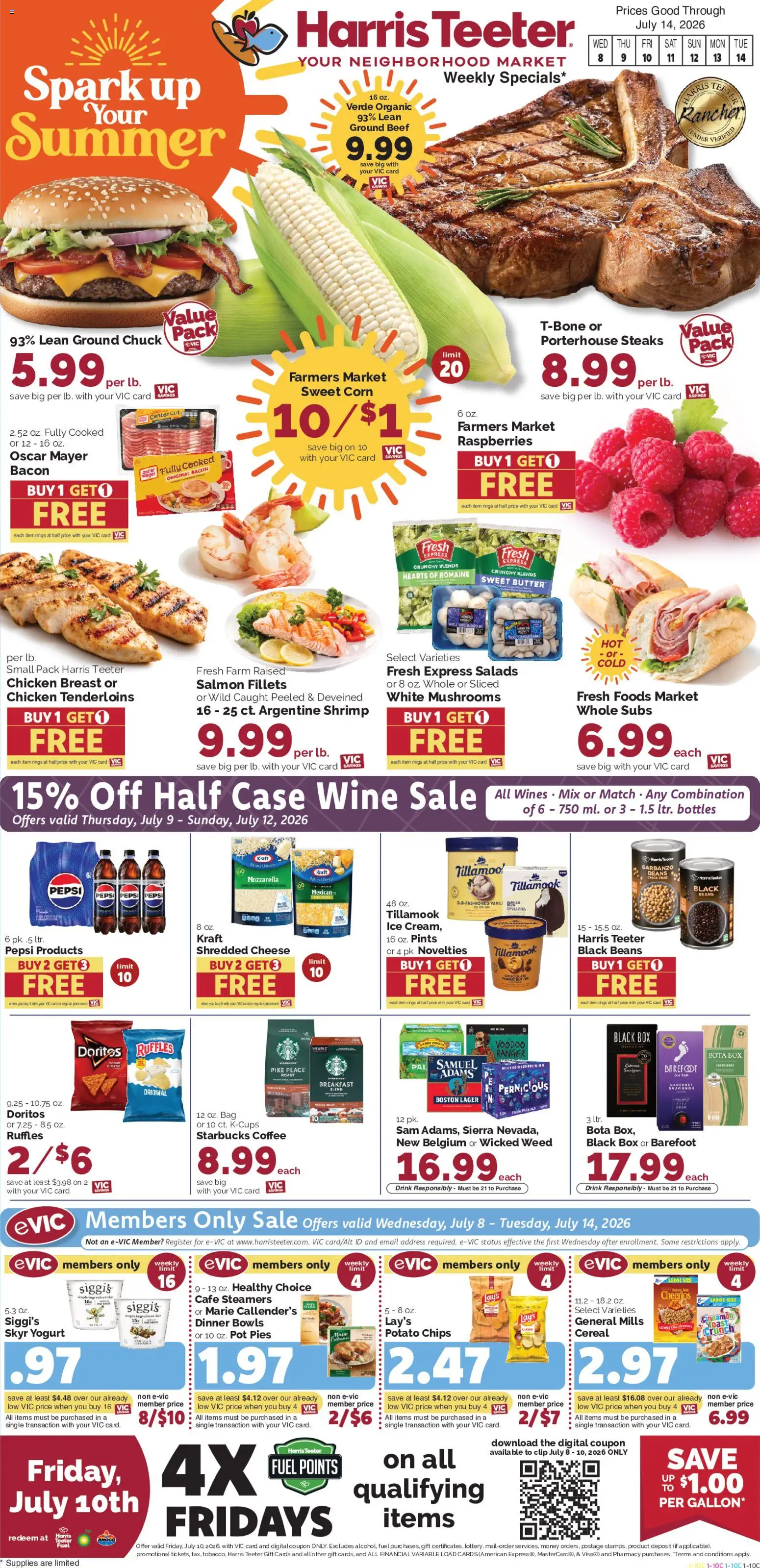 Harris Teeter Weekly Ad - valid from 07/08/2026 | Page: 1