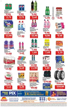 Assaí Atacadista ofertas - BA - Pré-Visualização do folheto da loja Assaí Atacadista, válido de 24/09/2026 | Página: 2 | Produtos: Pneu, Esponja, Pepsi, Água sanitária