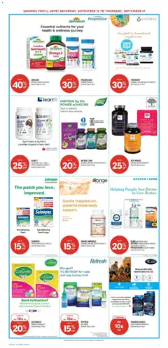 Preview of Shoppers weekly flyer / circulaire from shop Shoppers valid from Sep 12, 2026 | Page: 14