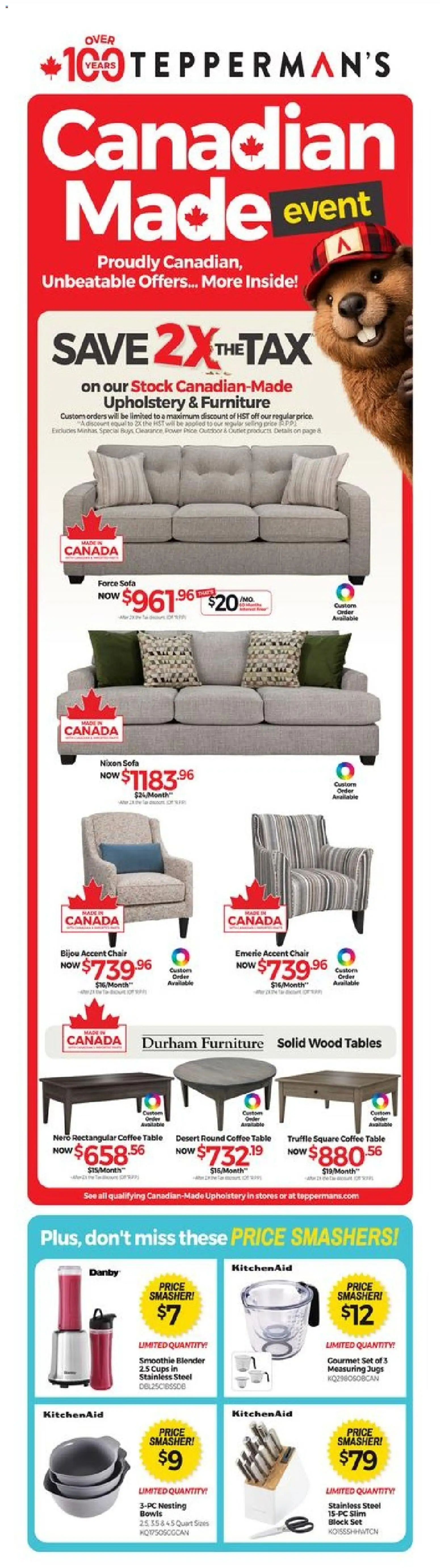 Tepperman's flyer valid from Jul 3, 2026 | Page: 1