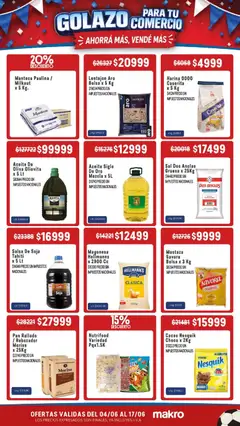 Vista previa Makro Ofertas GOLAZO PARA TU COMERCIO válido desde el 04.06.2026 | Página: 3