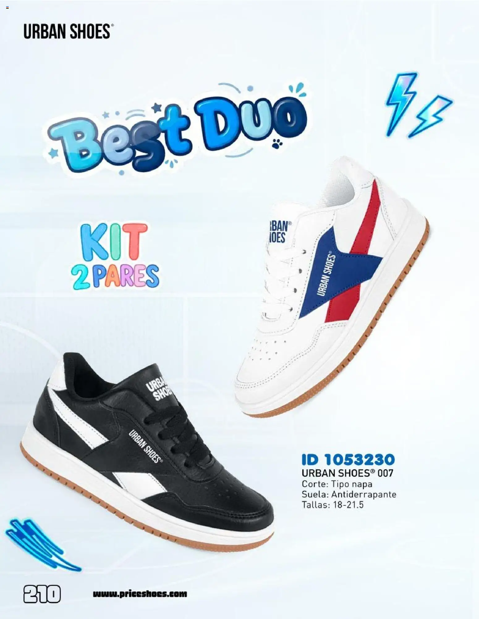 Nuevas ofertas de Price Shoes válidas en toda la República Mexicana desde el 12.06.2026. ¡Encuentra las mejores ofertas en Price Shoes catálogo Escolar! | Página: 210