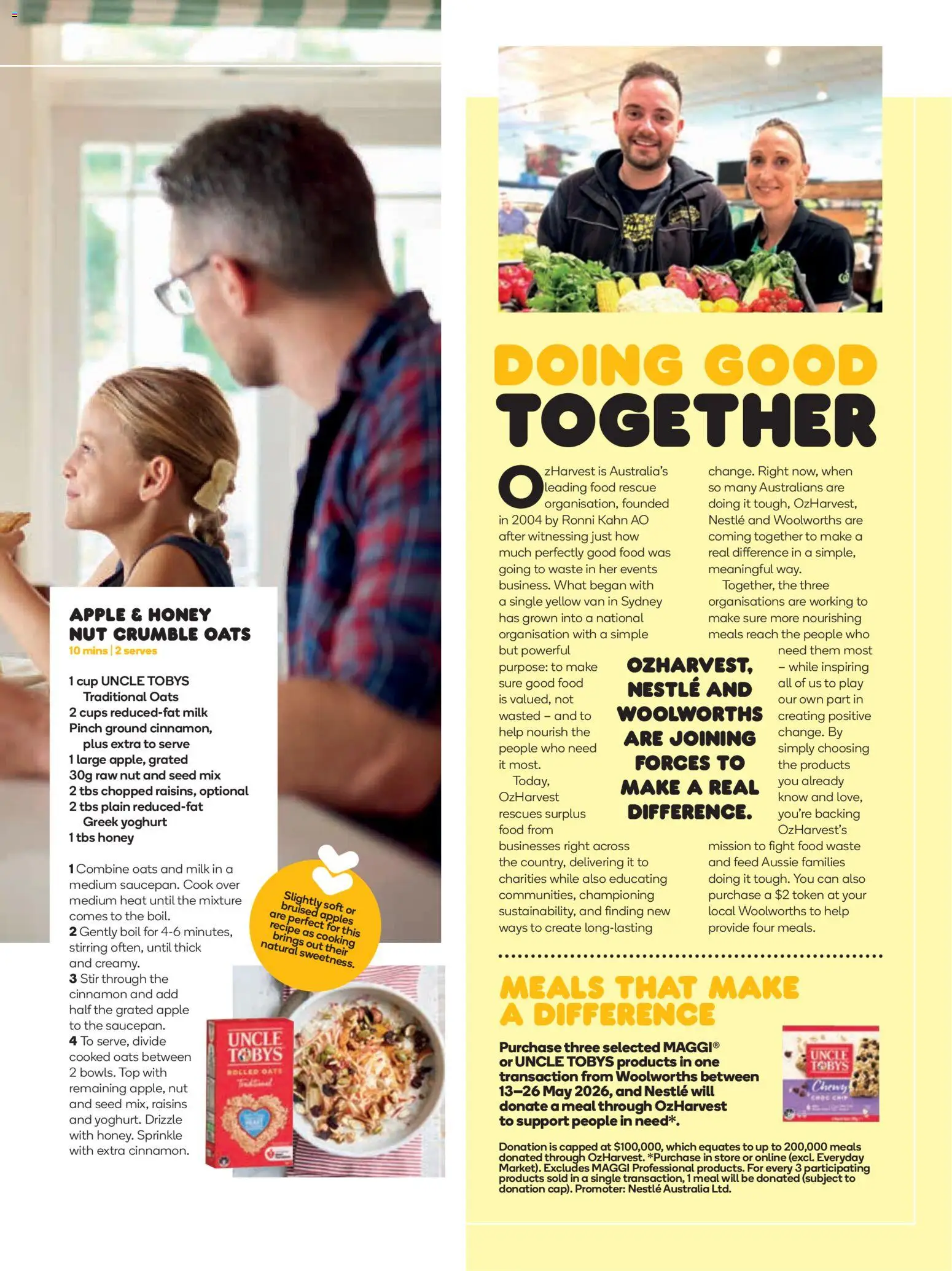 Woolworths catalogue - valid from 01.05.2026 | Page: 89 | Products: Milk, Yoghurt, Honey, Oats
