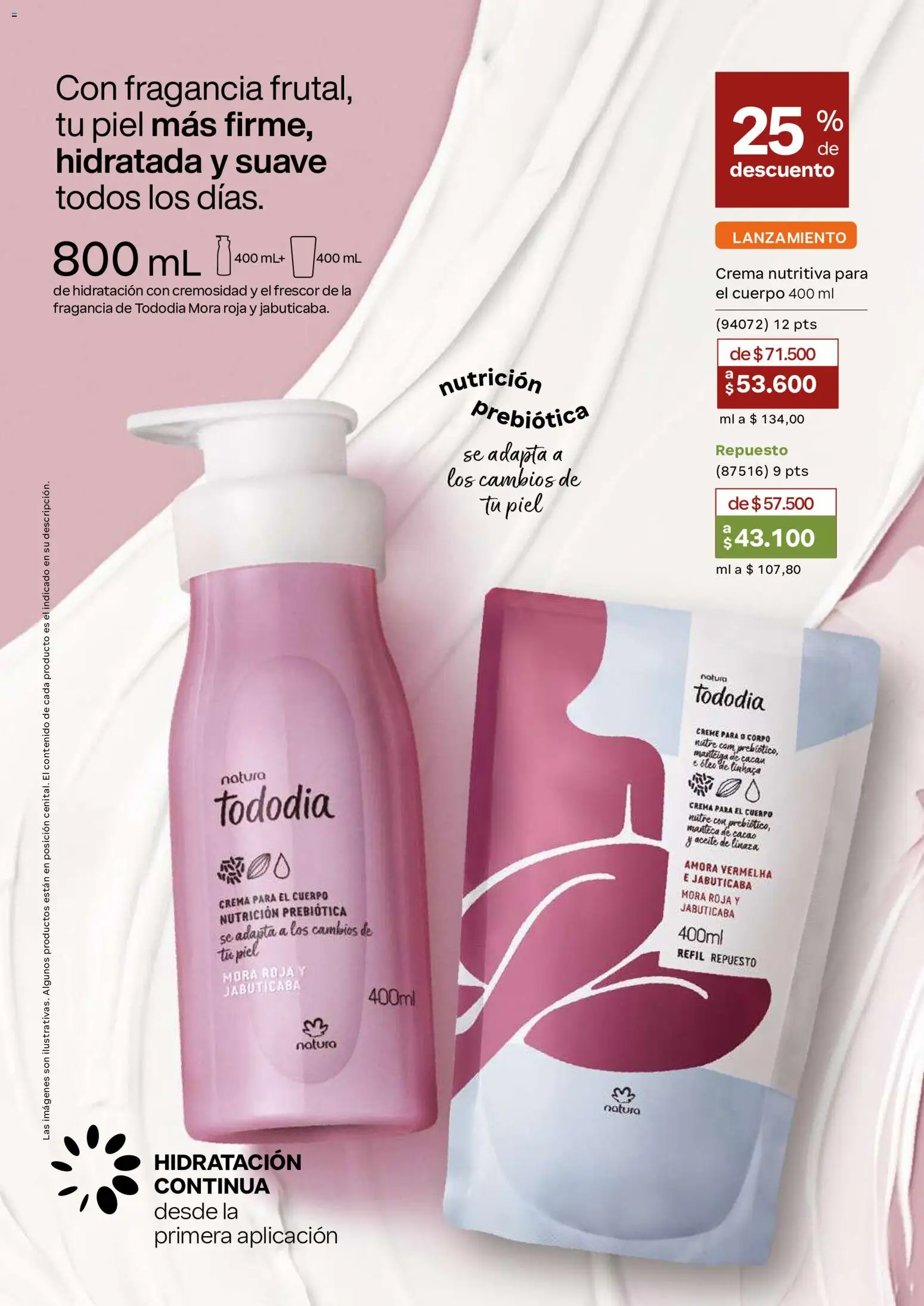 Natura revista - valida desde el 23/09/2026 | Página: 131 | Productos: Crema, Fragancia, Mora, Crema para el cuerpo