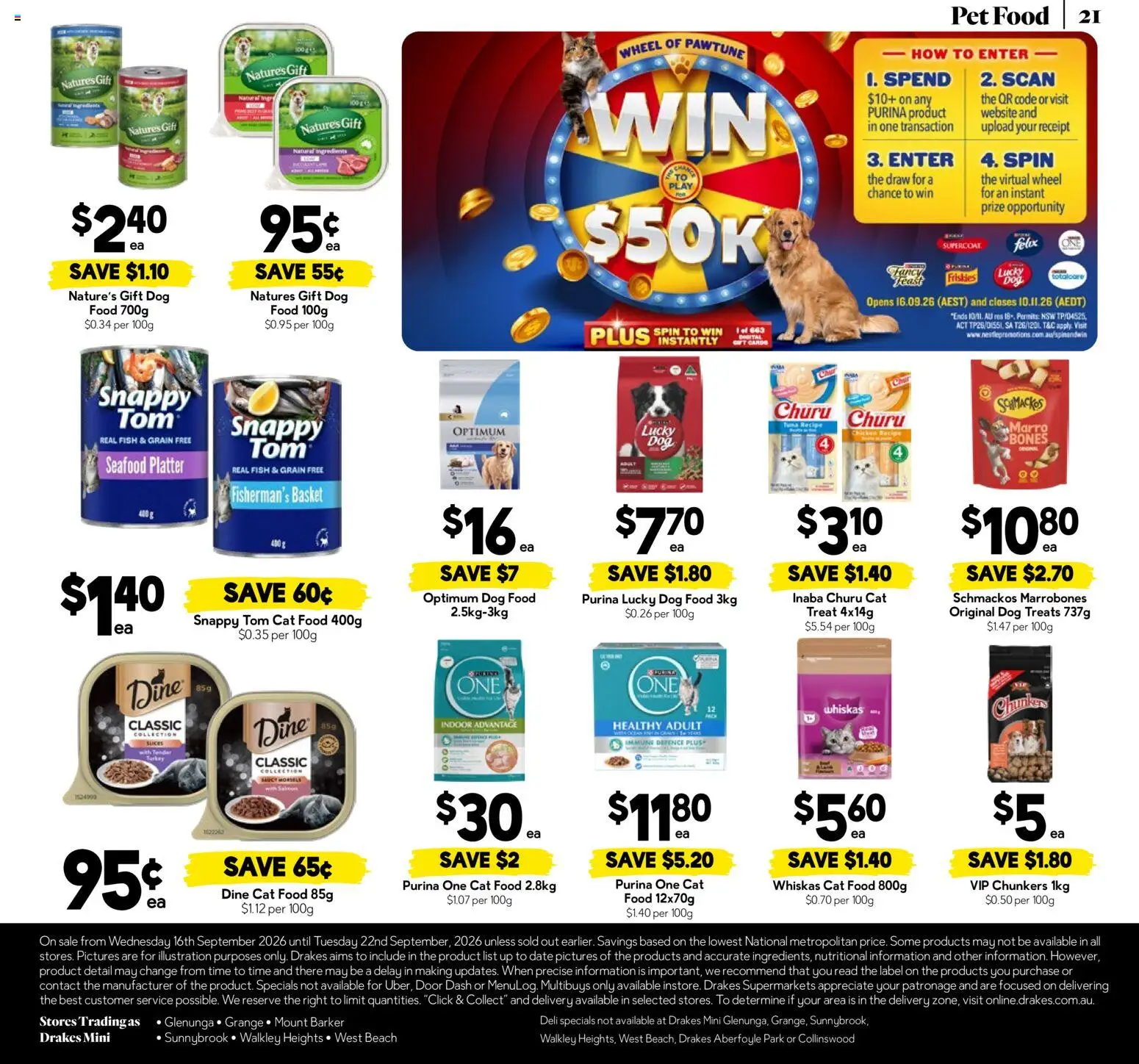 Drakes catalogue - valid from 16/09/2026 | Page: 21 | Products: Food, Basket, Tuna, Date