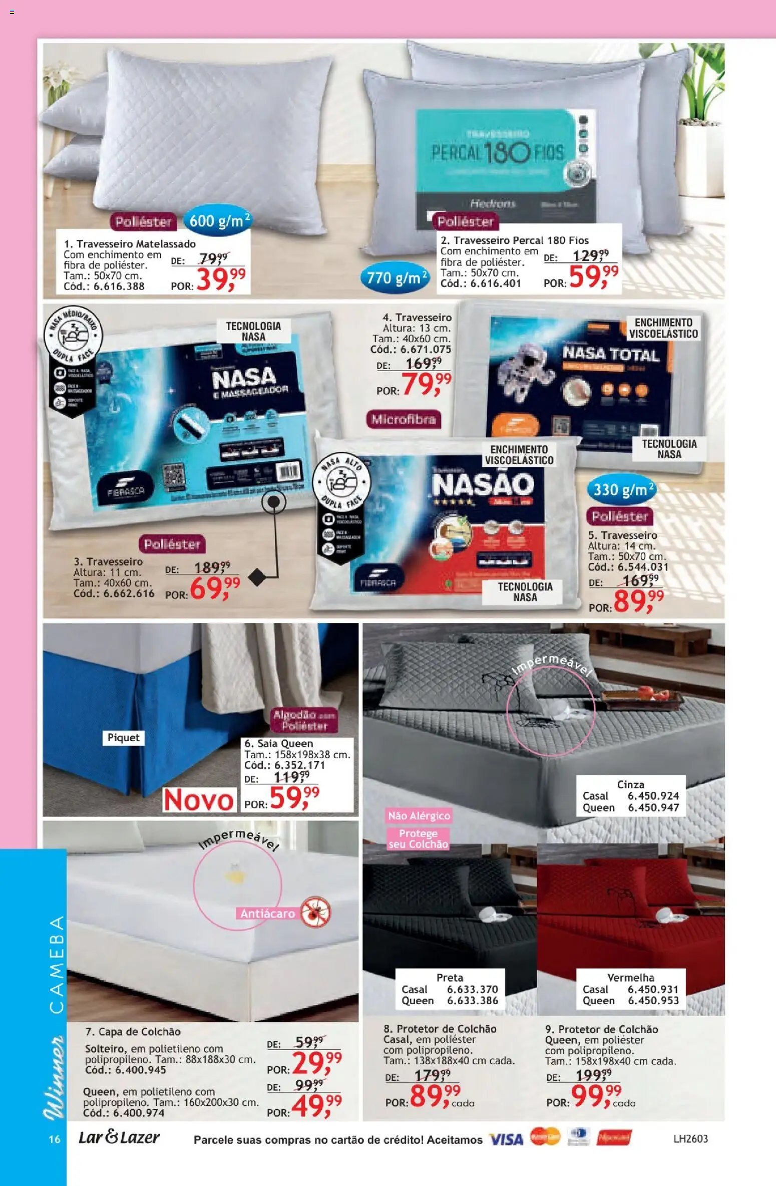 Quatro Estações Folheto - válido de 01/10/2026 | Página: 18 | Produtos: Protetor de colchão, Colchão, Saia, Massageador