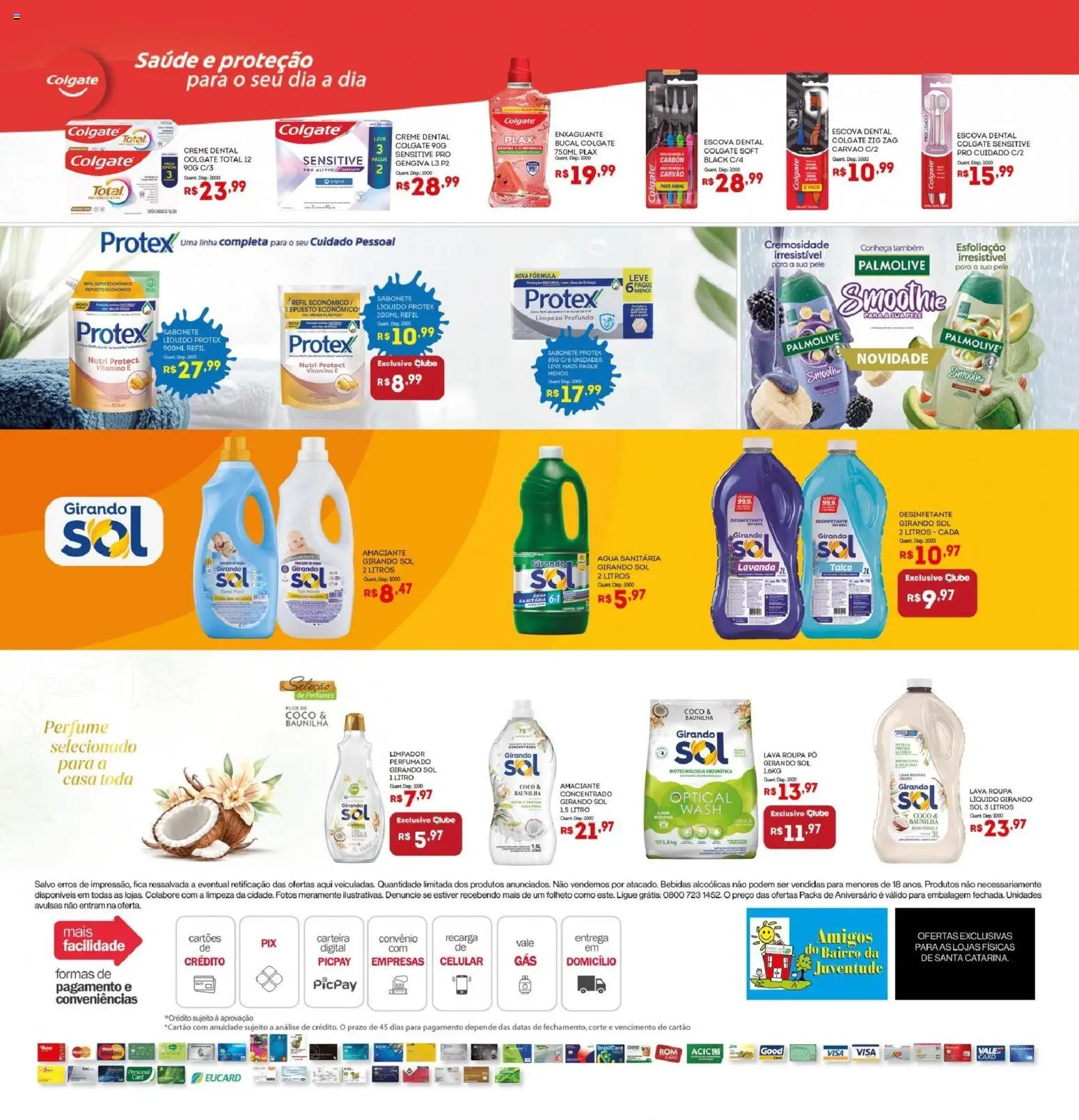 Bistek Supermercados Folheto - válido de 12/08/2026 | Página: 16 | Produtos: Talco, Escova, Desinfetante, Água sanitária