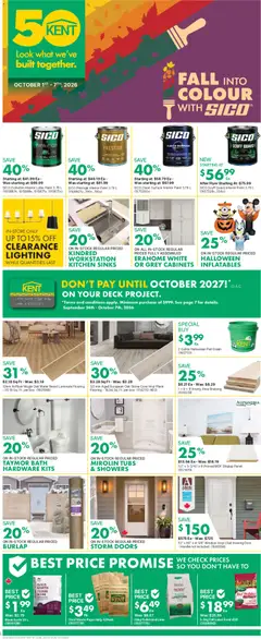Preview of Kent weekly flyerr - NS from shop Kent valid from Oct 1, 2026