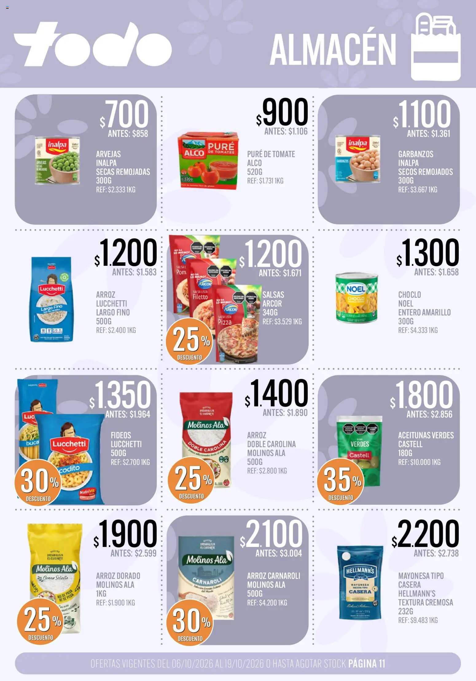 Supermercados TODO catálogo │ válido desde el 06/10/2026 | Página: 11