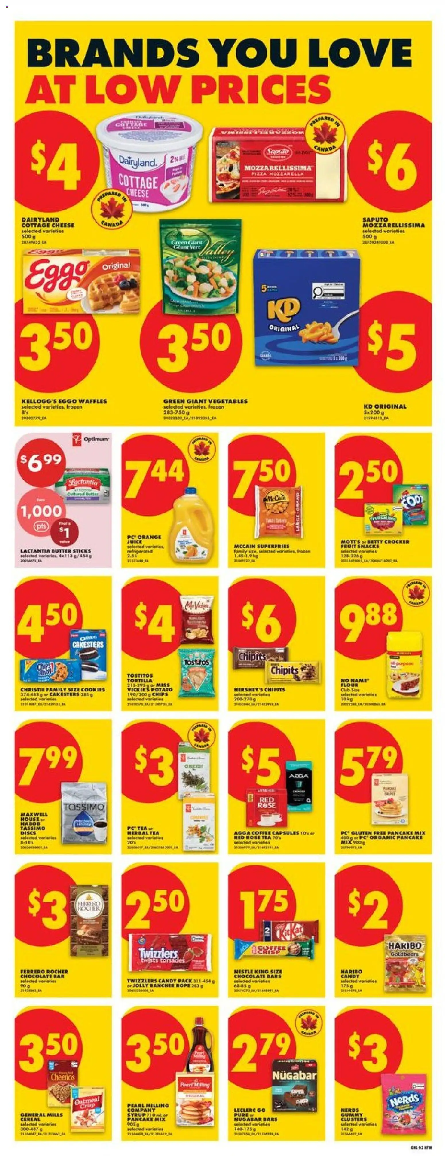 No Frills flyer valid from 07.05.2026 | Page: 7 | Products: Tea, Cookies, PC, Chocolate