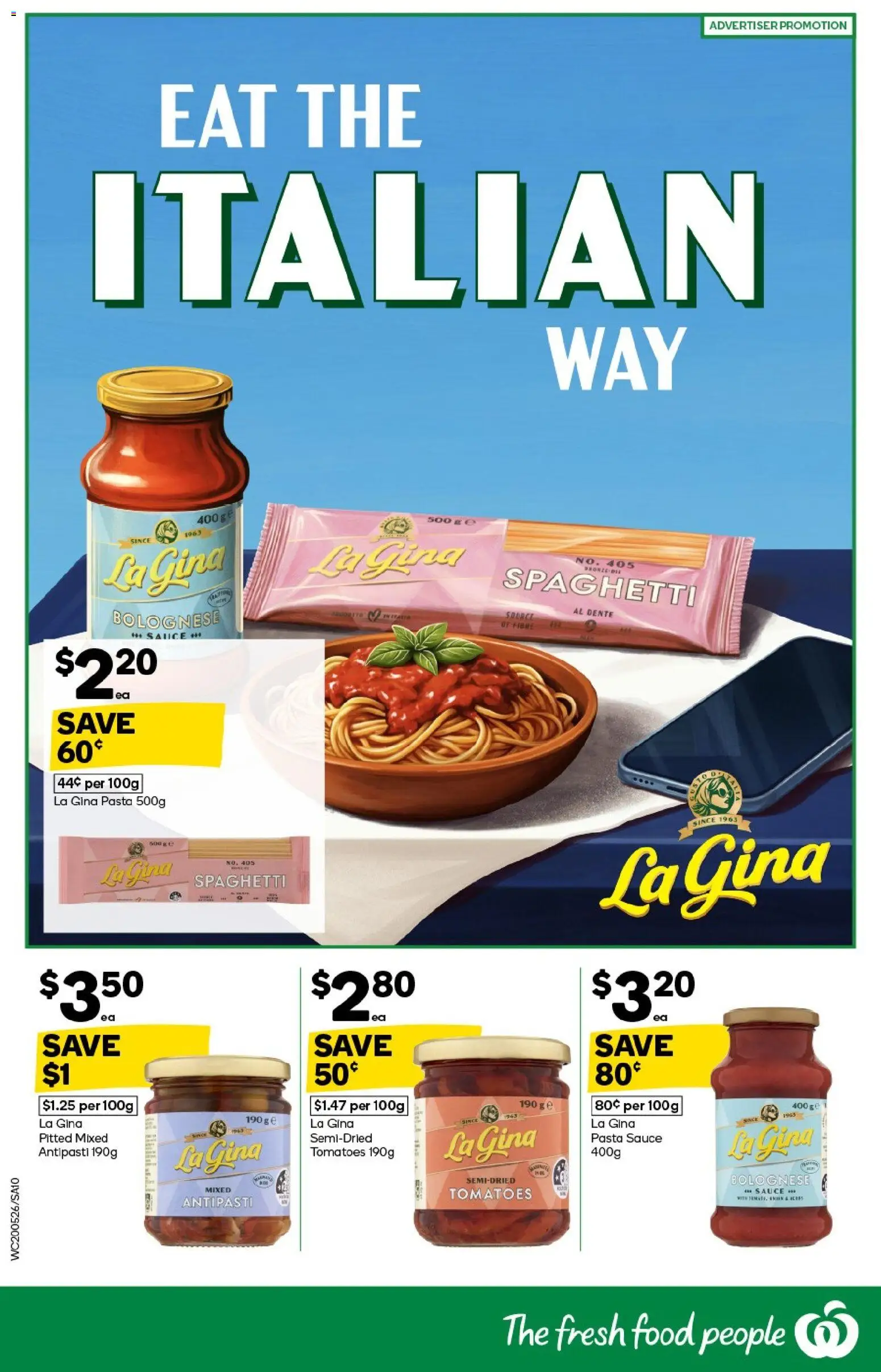 Woolworths catalogue - valid from 20.05.2026 | Page: 10 | Products: Tomatoes, Pasta, Sauce