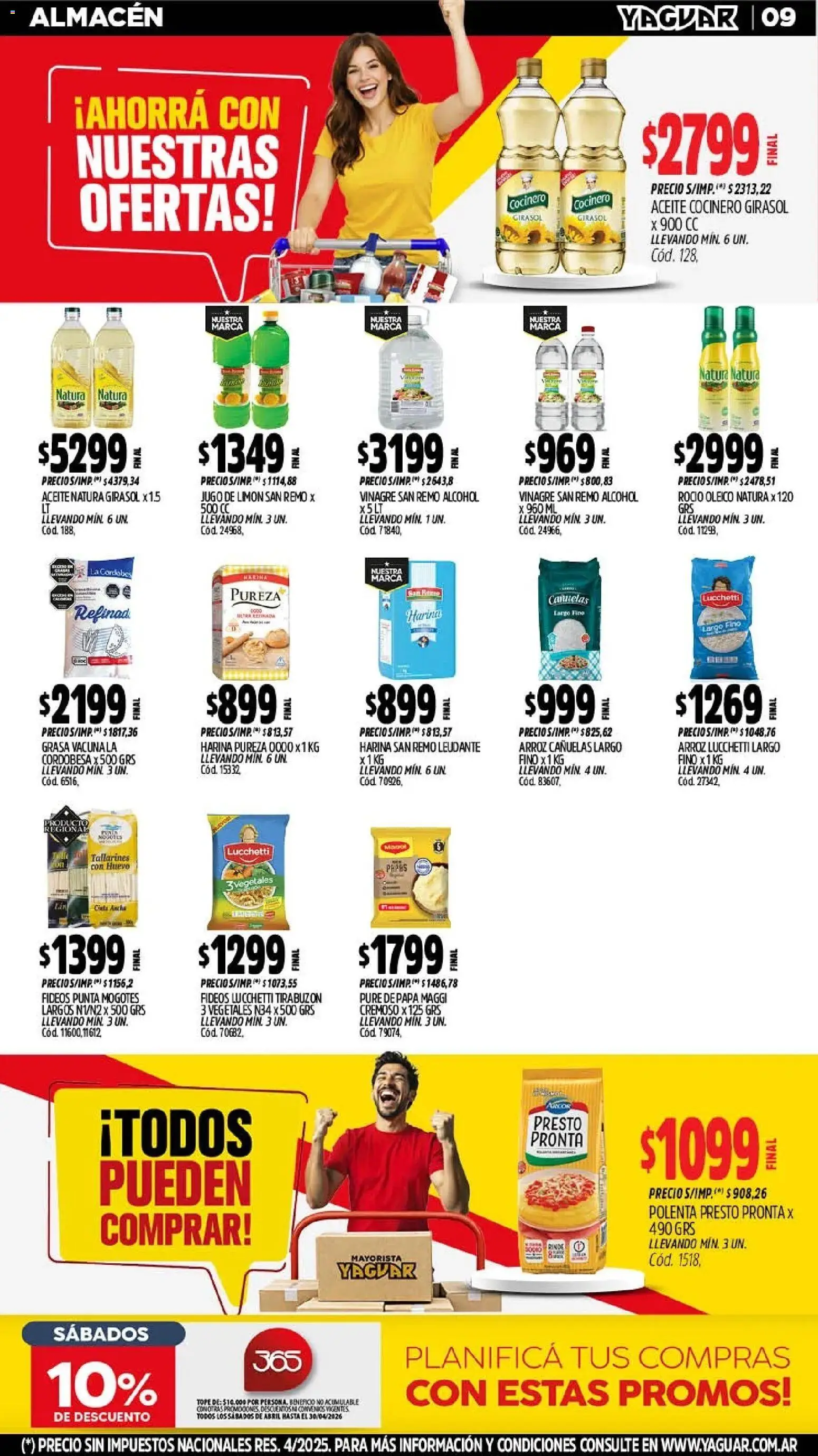 Yaguar - Oferta Semanal Mar del Plata │ válido desde el 04.05.2026 | Página: 9