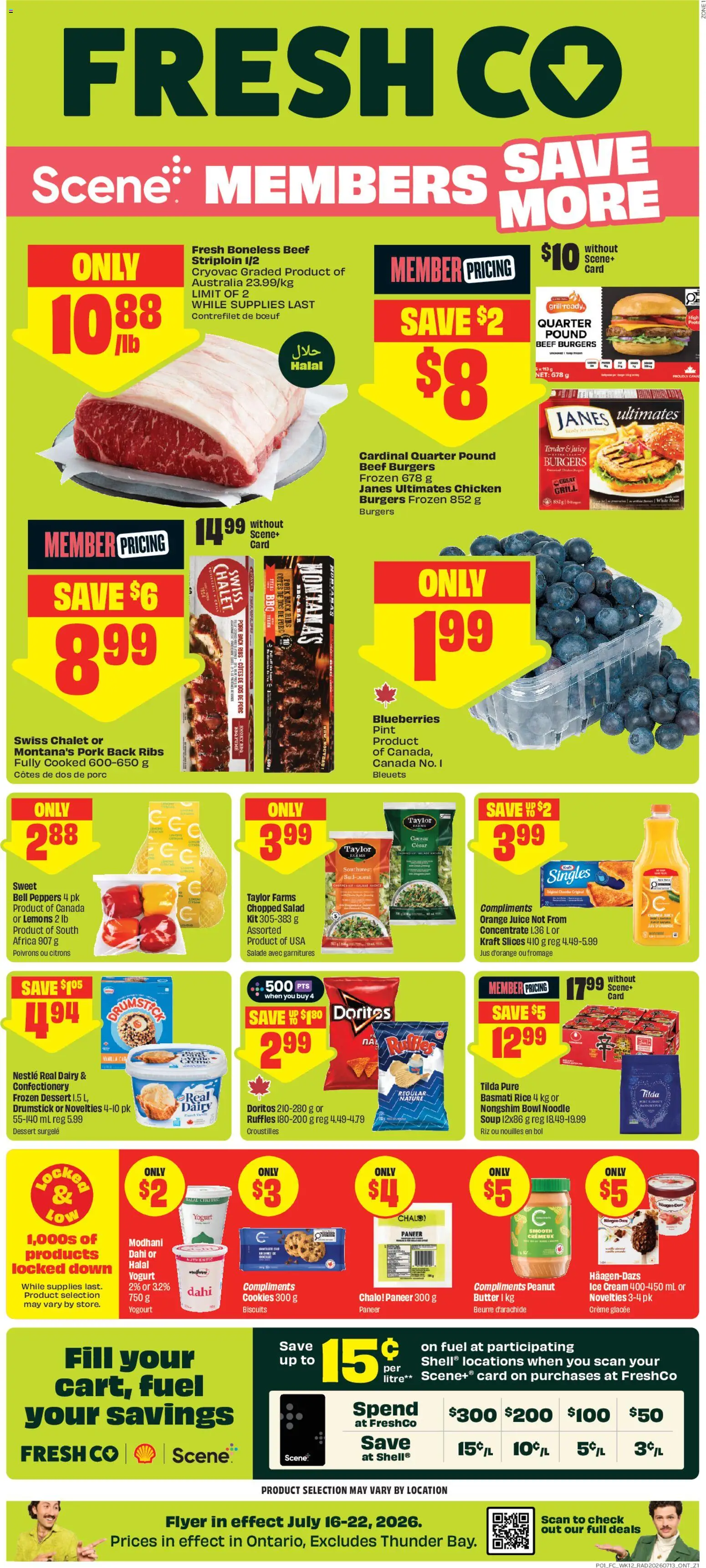 FreshCo flyer from Jul 16, 2026 > online preview catalogue cover