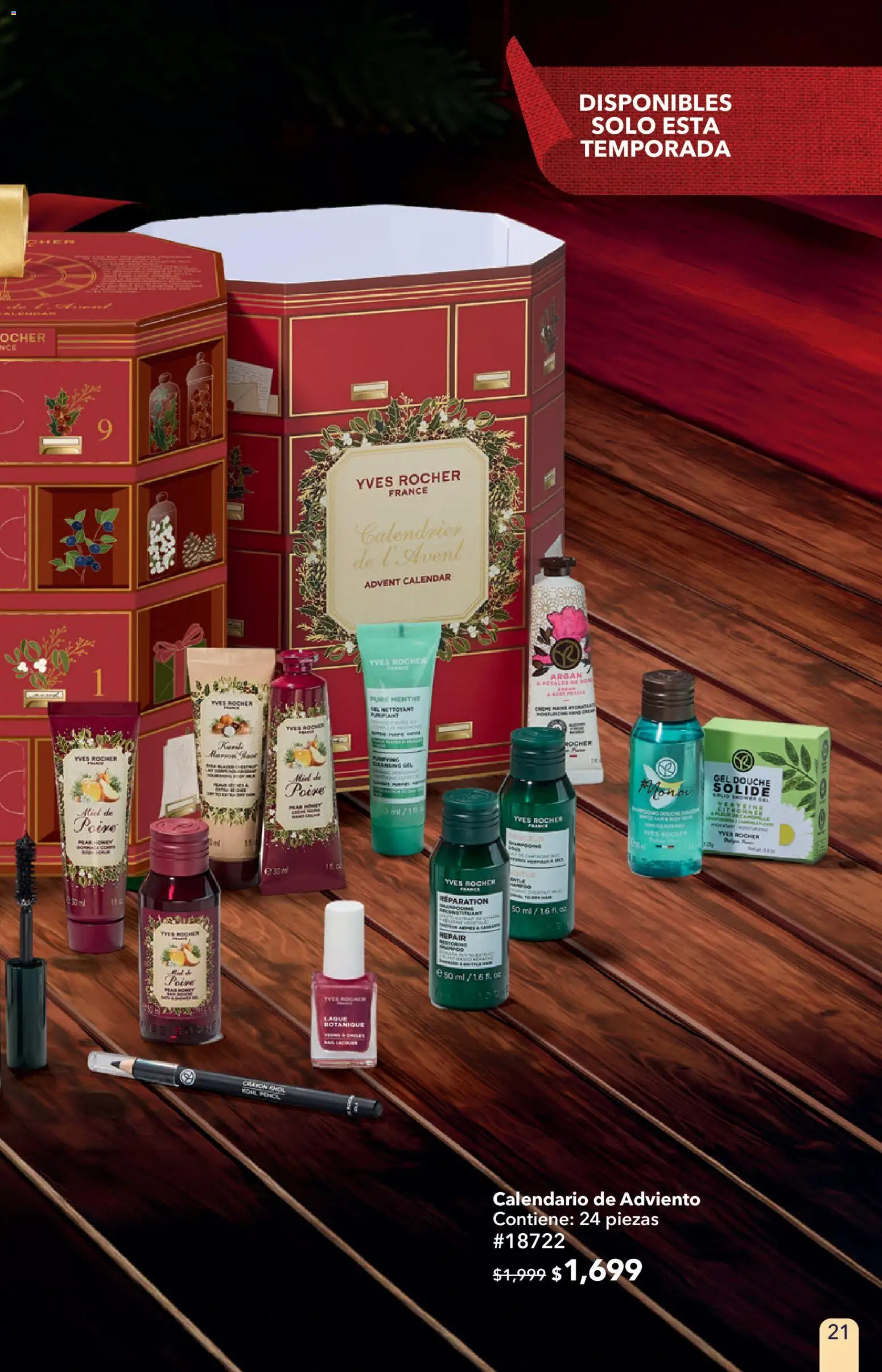 Nuevas ofertas de Yves Rocher válidas en toda la República Mexicana desde el 27/10/2026. ¡Encuentra las mejores ofertas en Yves Rocher campaña 15 2026! | Página: 21