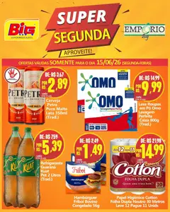Big Supermercados ofertas do Dia - Pré-Visualização do folheto da loja Big Supermercados, válido de 15.06.2026