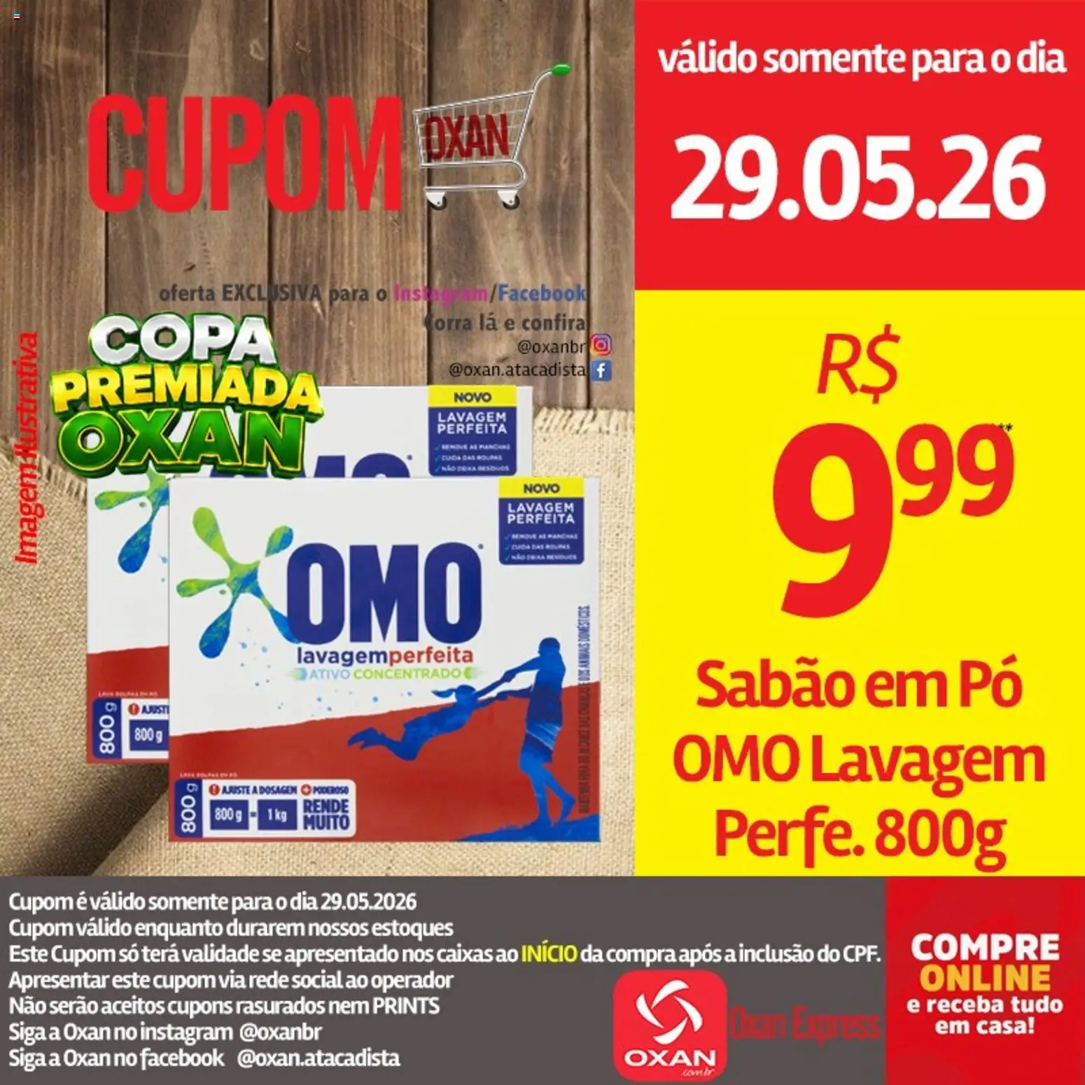 Oxan Atacadista Folheto - válido de 29.05.2026 | Página: 10 | Produtos: Sabão, Sabão em pó, Copa, Roupas