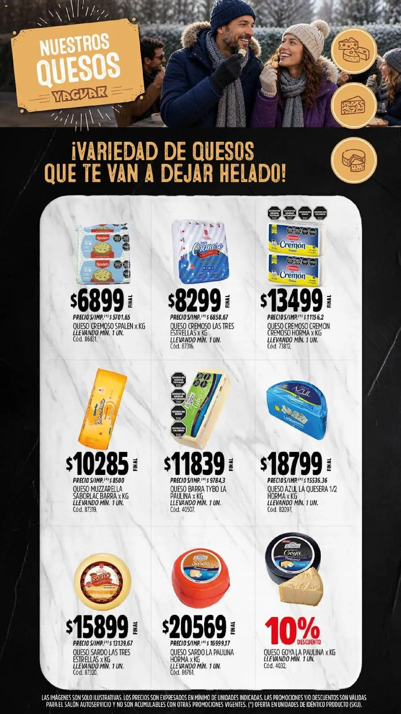 Yaguar - Oferta Semanal San Juan │ válido desde el 27/07/2026 | Página: 7 | Productos: Helado, Muzzarella, Queso, Té
