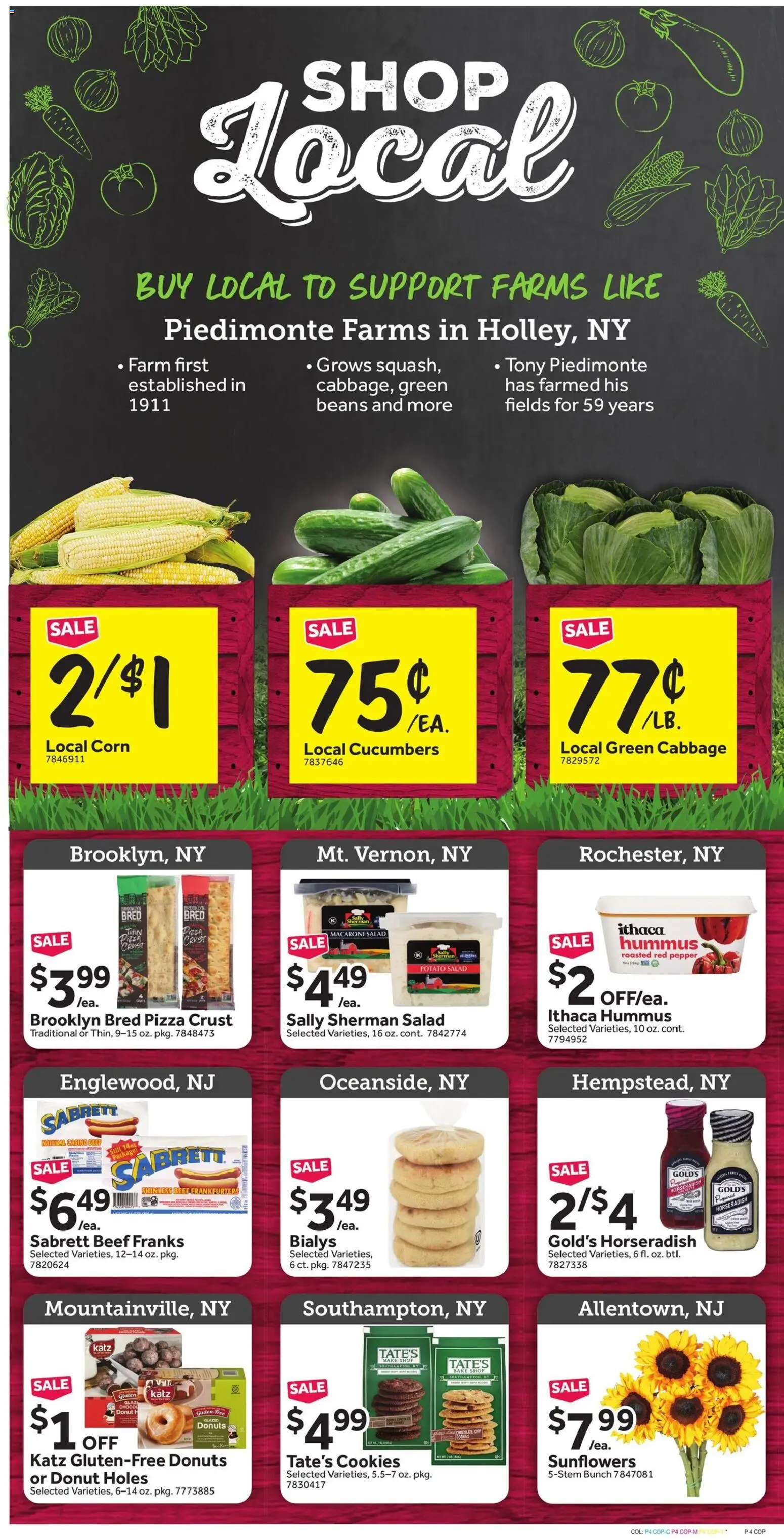 Stop & Shop Weekly Circular - NY - valid from 07/31/2026 | Page: 8 | Products: Beef, Cucumbers, Pepper, Chocolate Chip