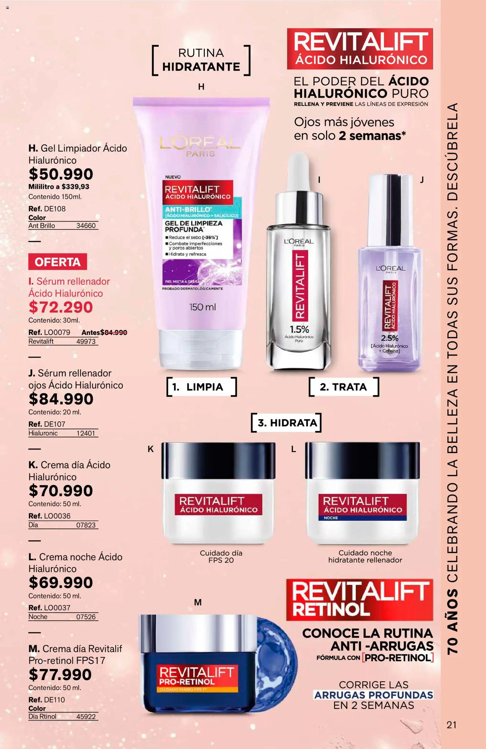 Leonisa revista - valida desde el 15/07/2026 | Página: 21 | Productos: Crema, Serum, Brillo, Limpiador