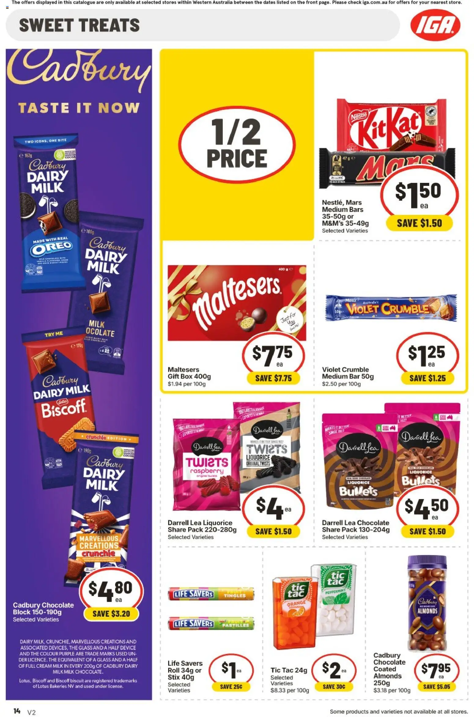 IGA catalogue - valid from 30/09/2026 | Page: 23 | Products: Dairy, Chocolate, Cream, Raspberry
