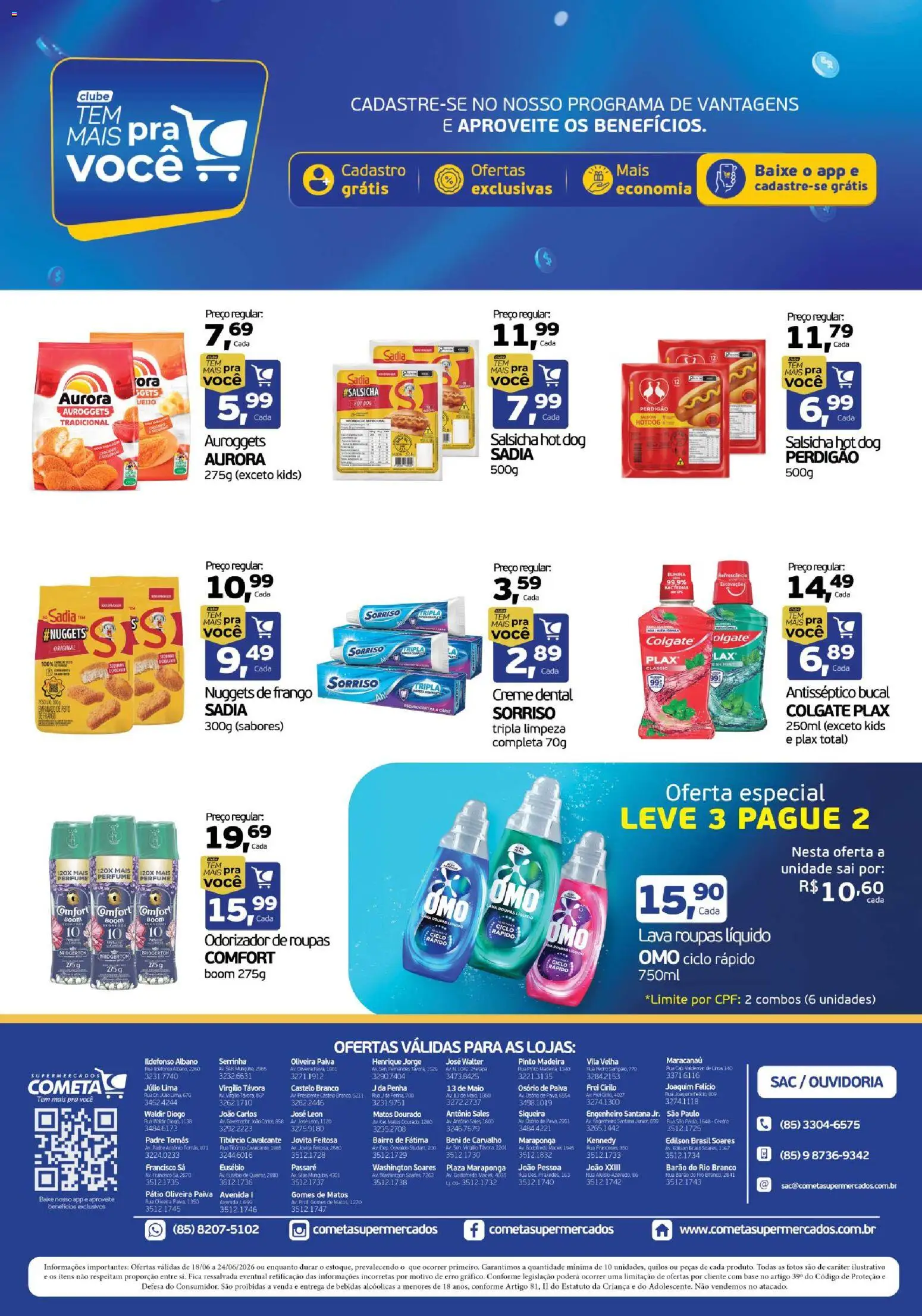 Cometa Supermercados Folheto - válido de 18.06.2026 | Página: 4