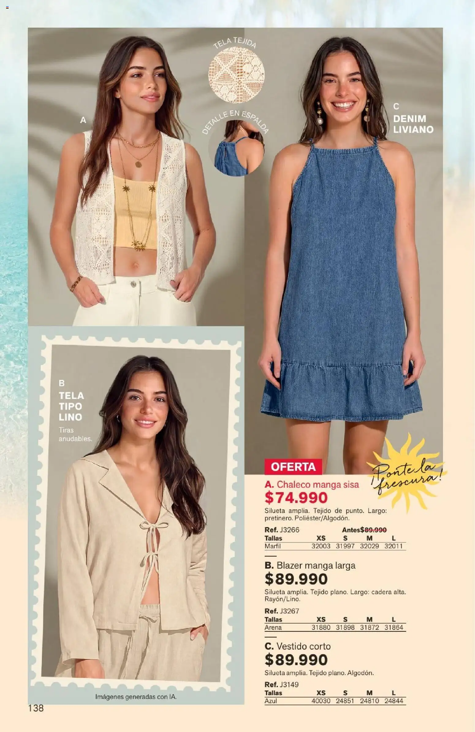 Leonisa revista - valida desde el 04/08/2026 | Página: 138 | Productos: Blazer, Vestido, Chaleco