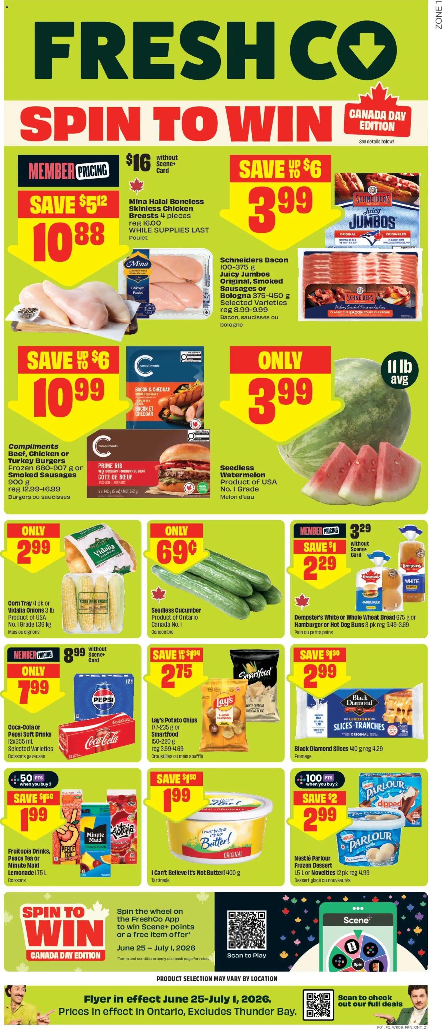 FreshCo flyer valid from Jun 25, 2026 | Page: 1