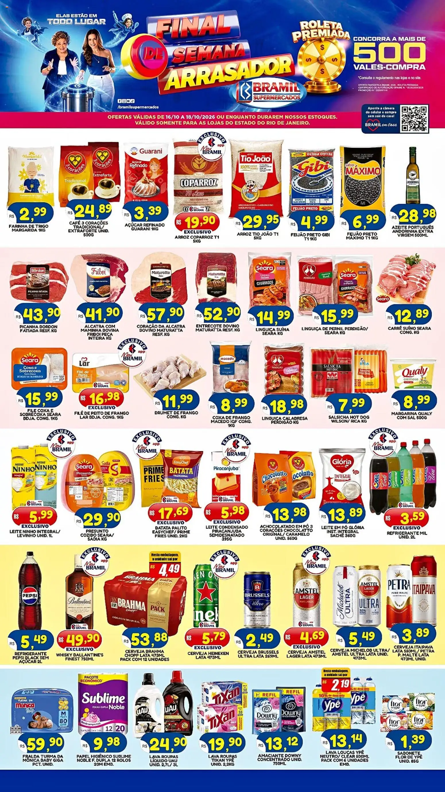 Bramil Supermercados Folheto - válido de 16/10/2026 | Página: 1