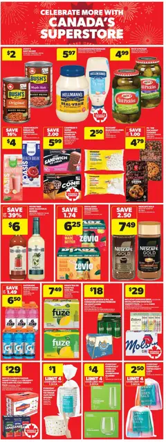 Preview of Real Canadian Superstore weekly flyer / circulaire from shop Real Canadian Superstore valid from Jun 25, 2026 | Page: 8 | Products: Gin, Cookies, Glasses, PC