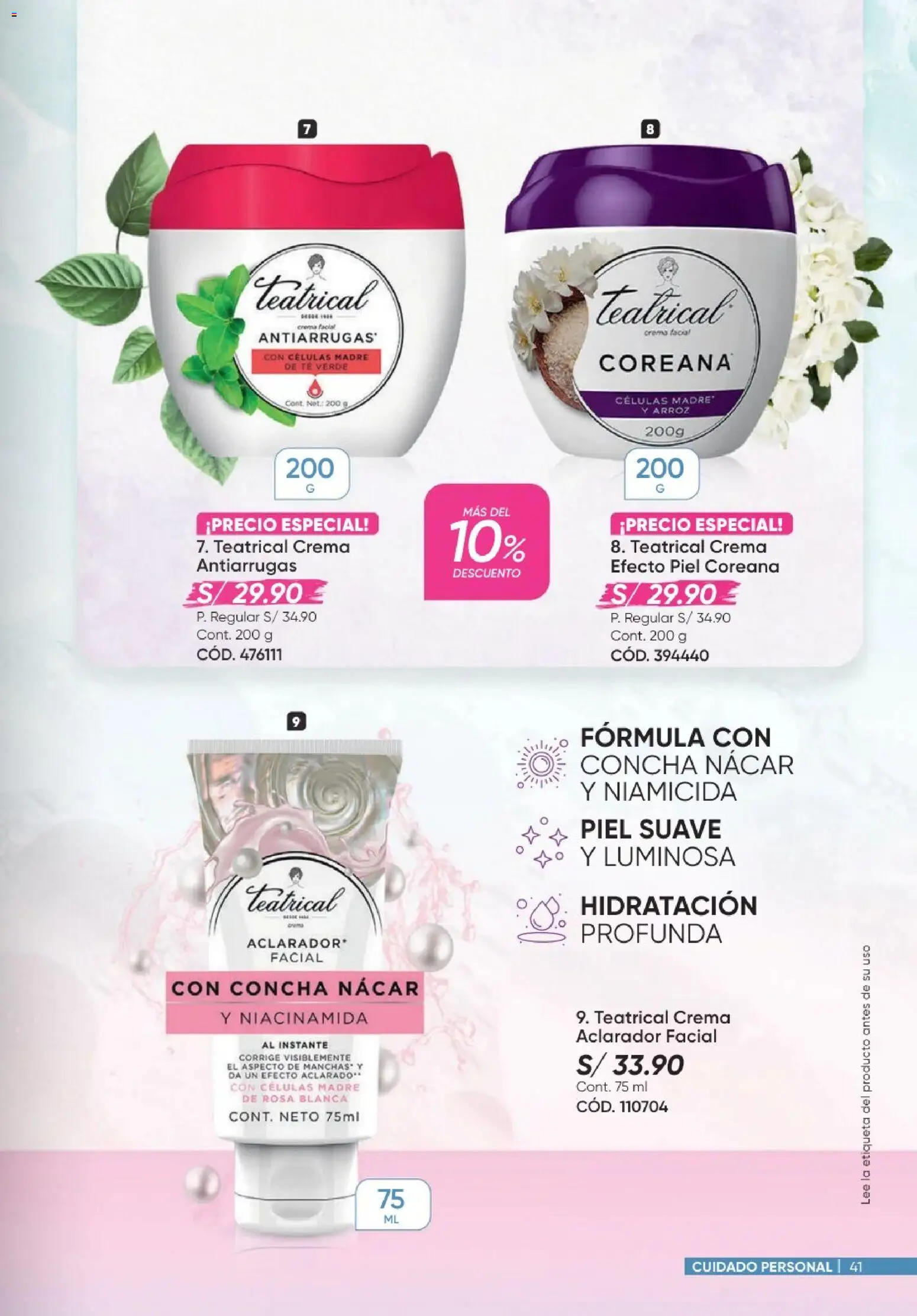 Catálogo Azzorti válido desde 20/09/2026 | Página: 41 | Productos: Arroz, Té, Crema, Té verde