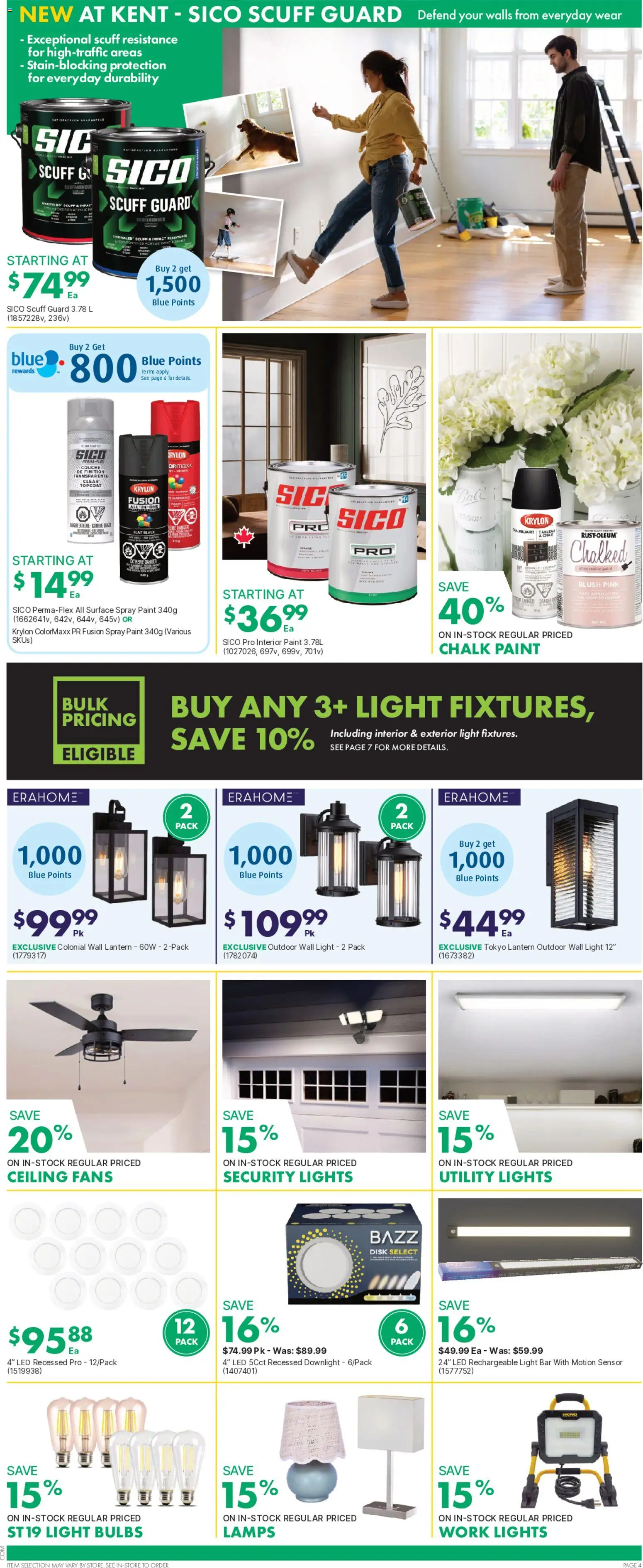 Kent flyer valid from Aug 27, 2026 | Page: 5 | Products: Disk, Blush, Light bulbs, Coat