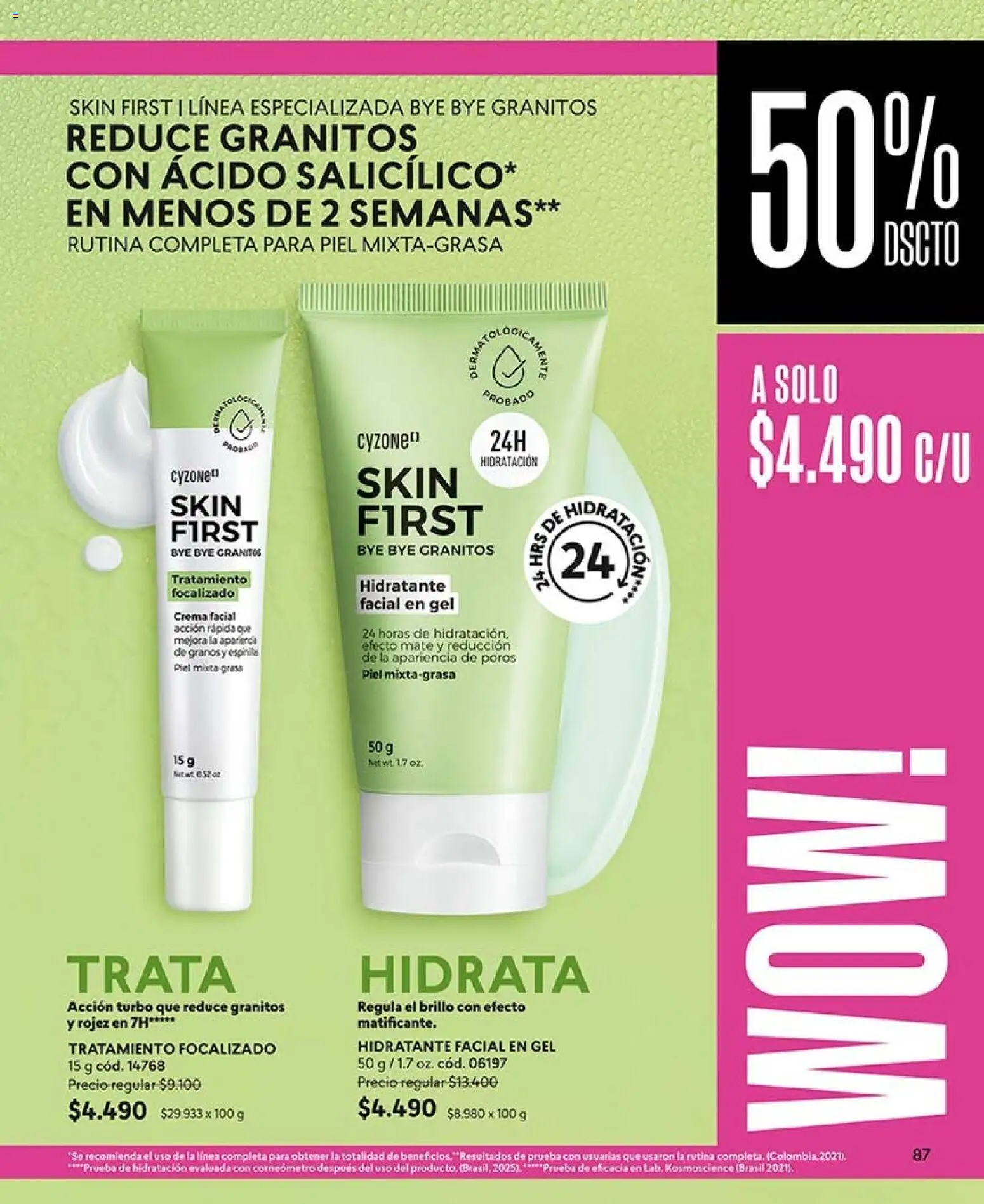 Catálogo CyZone Campaña 12 │ válido desde el 06.07.2026 | Página: 91 | Productos: Brillo, Mate, Crema