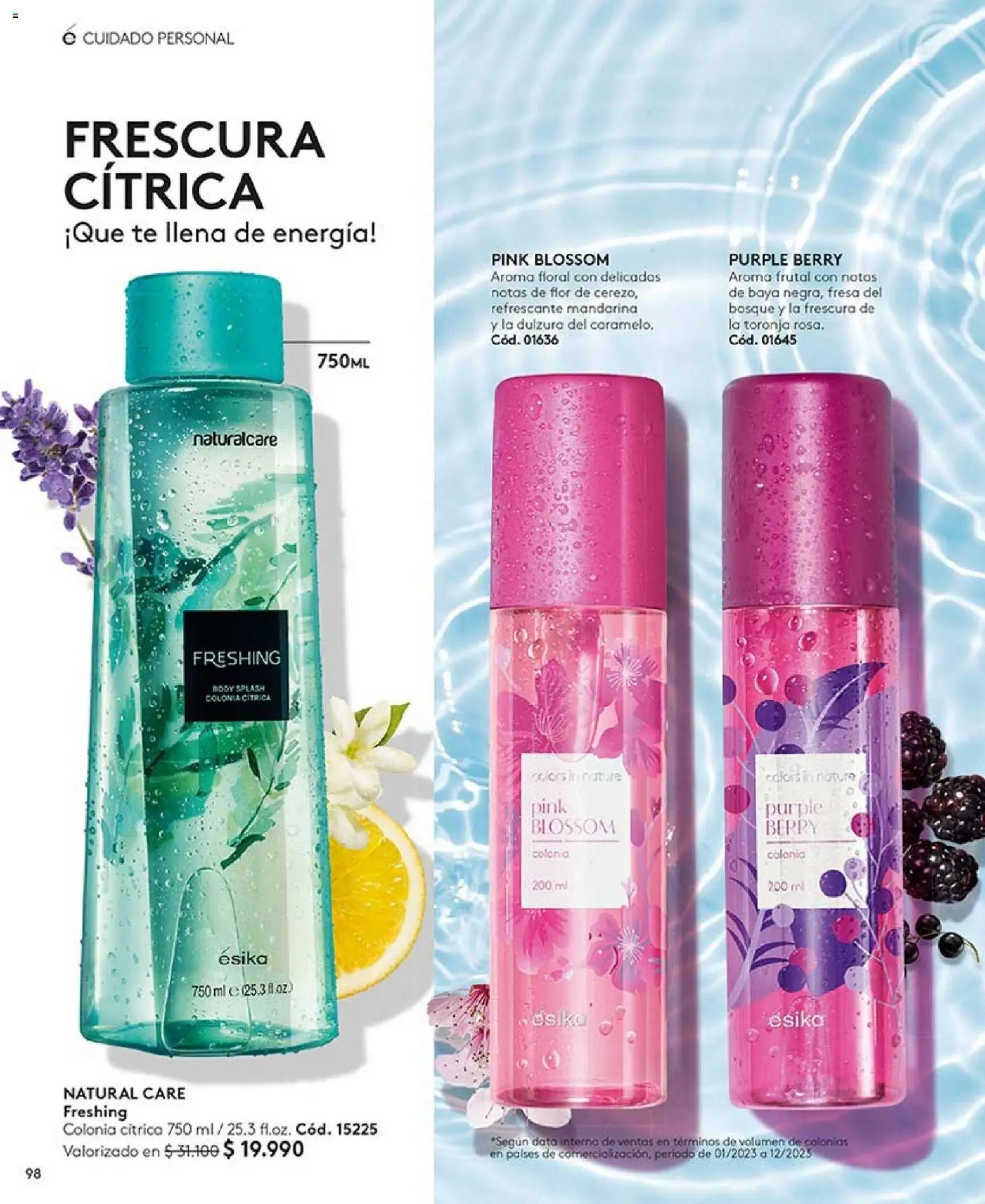 Catálogo Ésika Campaña 4 │ válido desde el 15.02.2026 | Página: 98 | Productos: Toronja, Body, Té