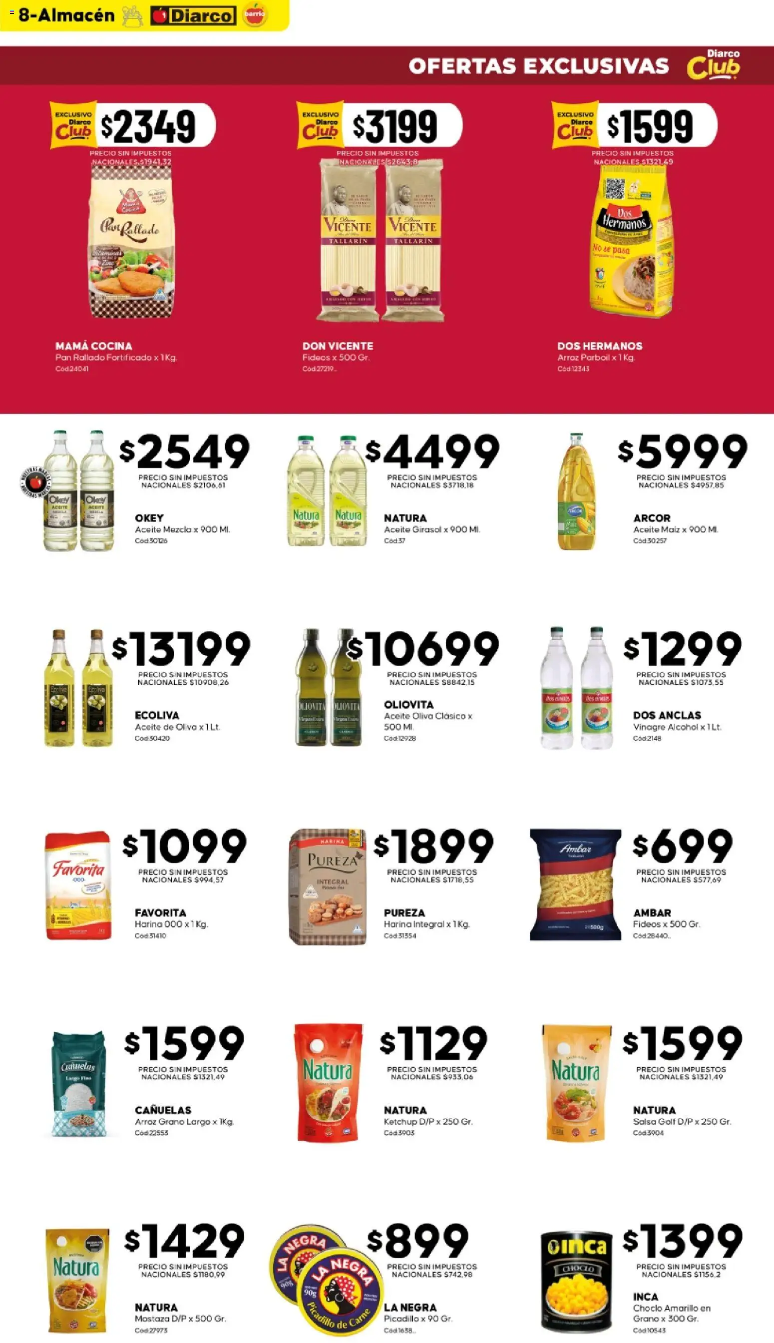 Diarco - OFERTAS DIARCO BARRIO │ válido desde el 26/10/2026 | Página: 8