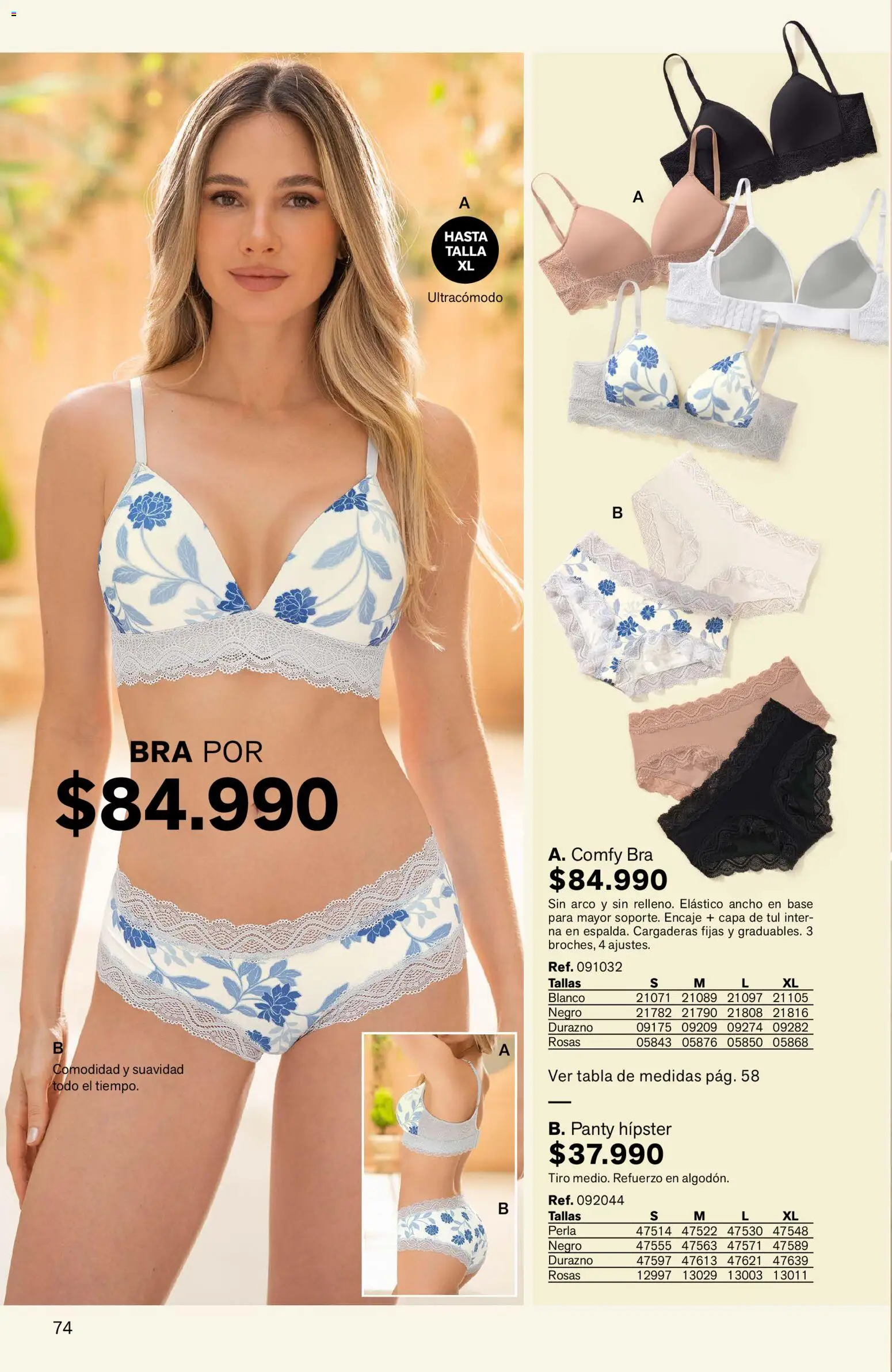 Leonisa revista - valida desde el 04.06.2026 | Página: 74 | Productos: Durazno