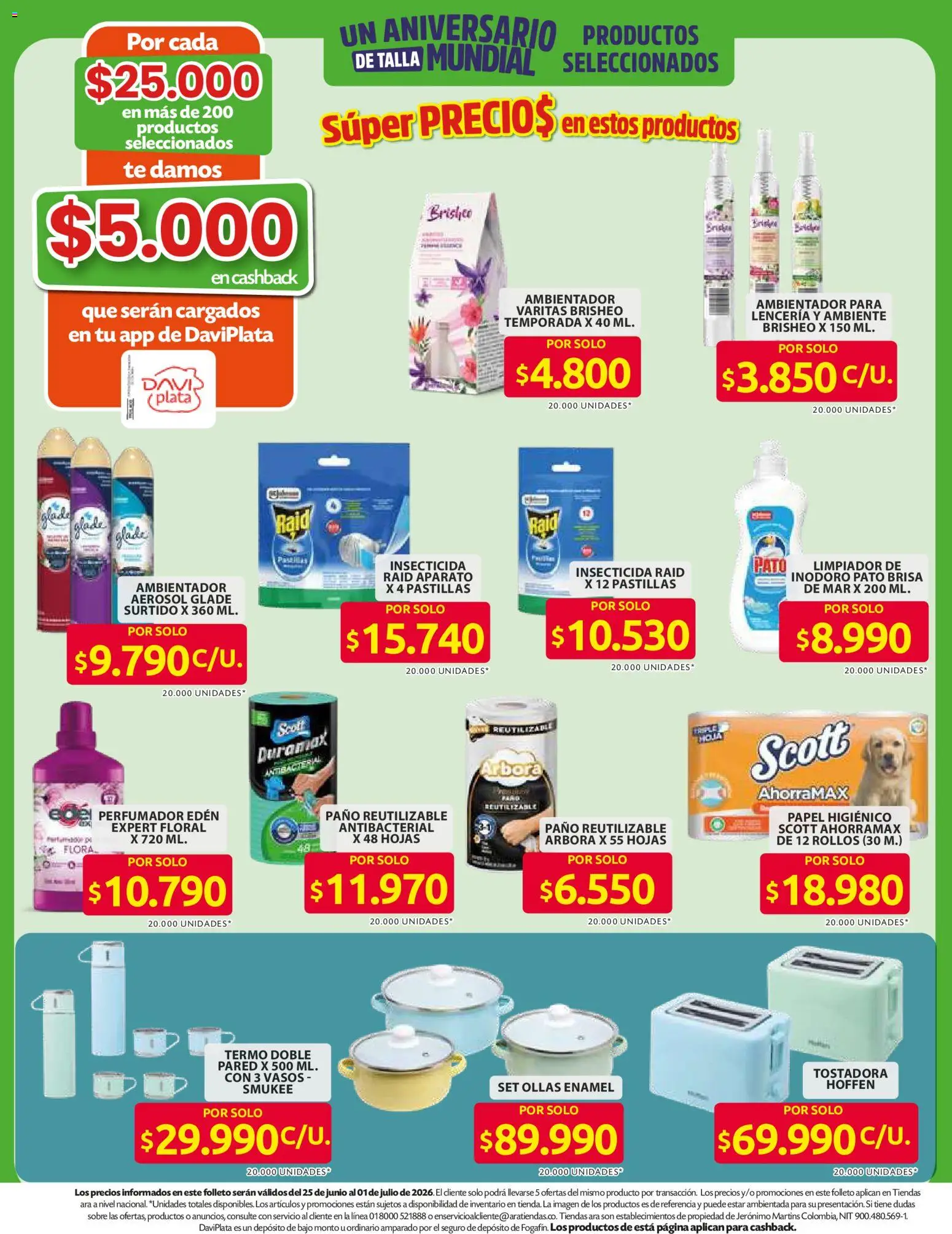 Ara revista - valida desde el 11/06/2026 | Página: 18 | Productos: Vasos, Insecticida, Tostadora, Termo