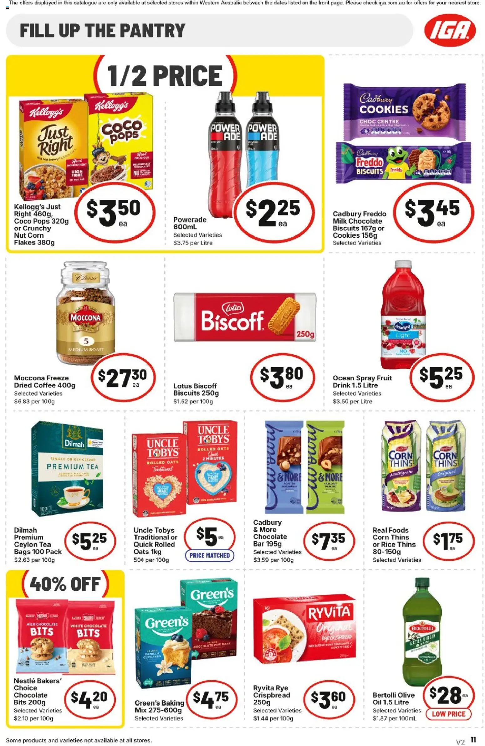 IGA catalogue - valid from 15/07/2026 | Page: 12 | Products: Light, Chocolate, Tea, Biscuits