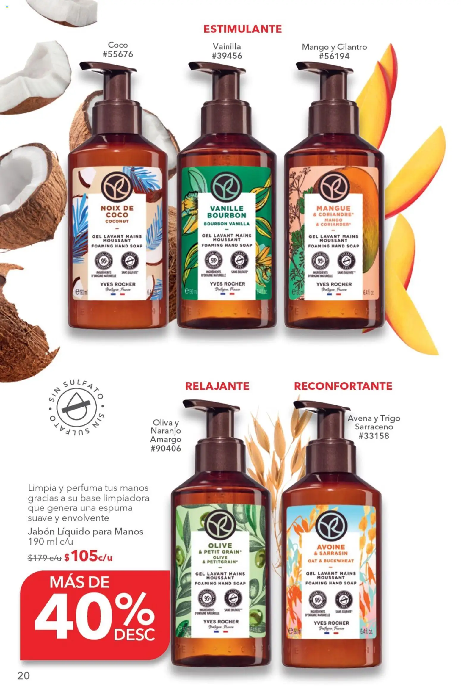 Nuevas ofertas de Yves Rocher válidas en toda la República Mexicana desde el 23.06.2026. ¡Encuentra las mejores ofertas en Yves Rocher campaña 9 2026! | Página: 22