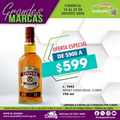 Vista previa de Bodegas Alianza catálogo Grandes Marcas, nuevo folleto de la tienda, válido en México a partir del 10/08/2026