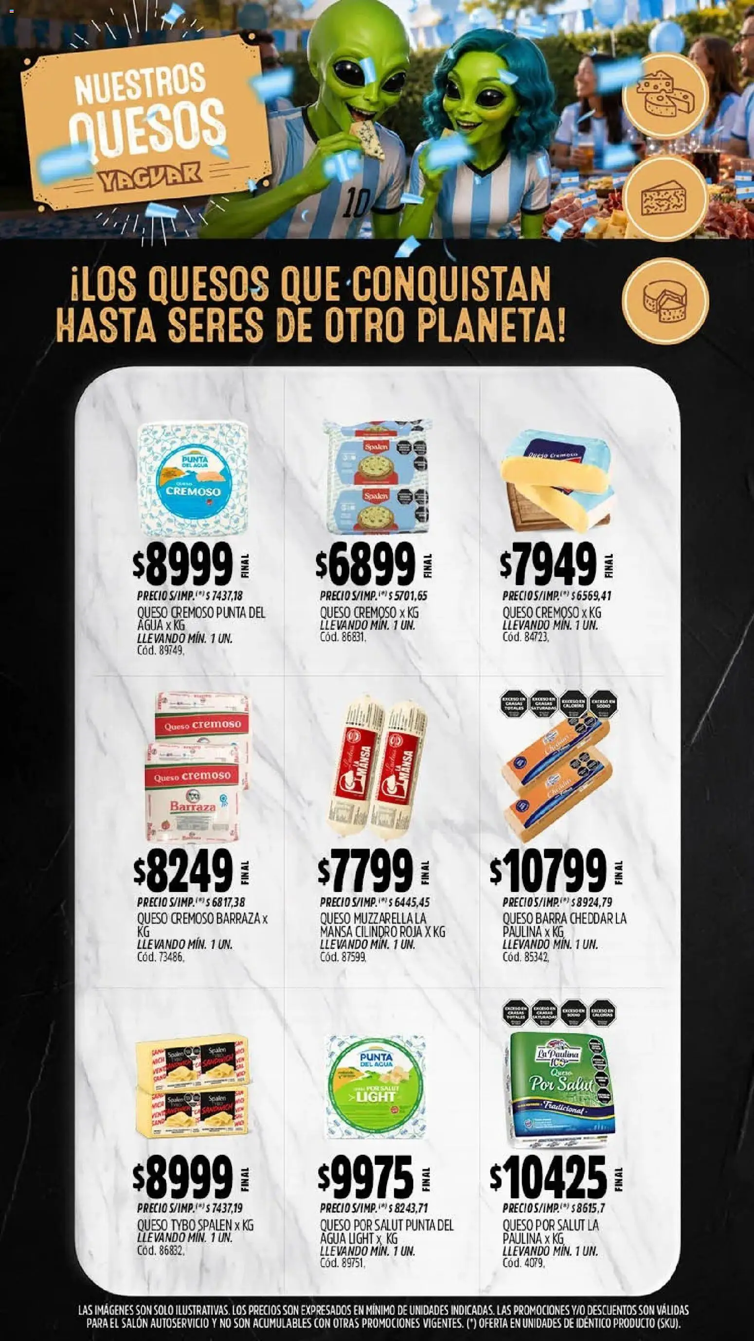 Yaguar - Oferta Semanal Parque Chacabuco │ válido desde el 13/07/2026 | Página: 7 | Productos: Agua, Queso