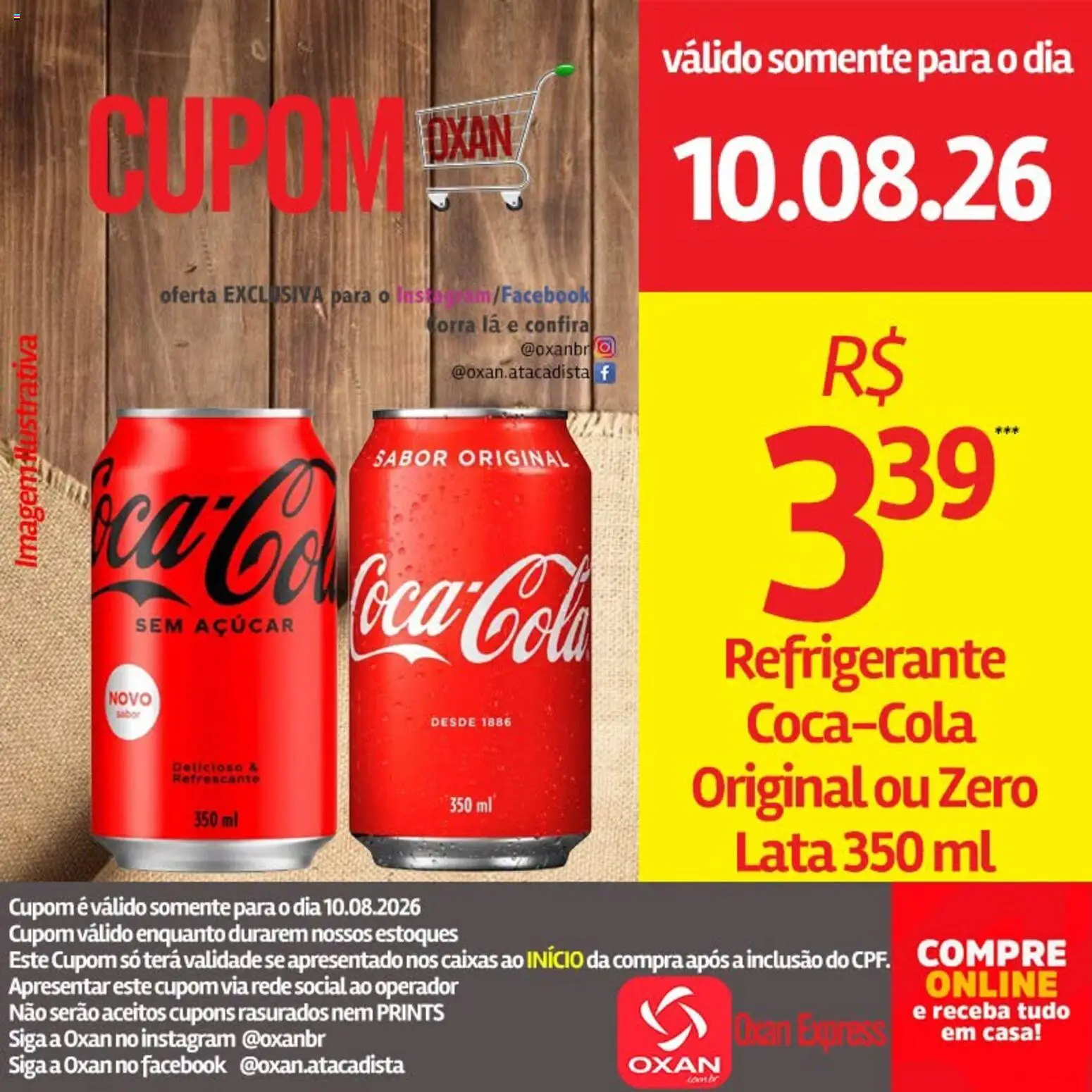 Oxan Atacadista Folheto - válido de 10/08/2026 | Página: 16 | Produtos: Cola, Açúcar, Refrigerante