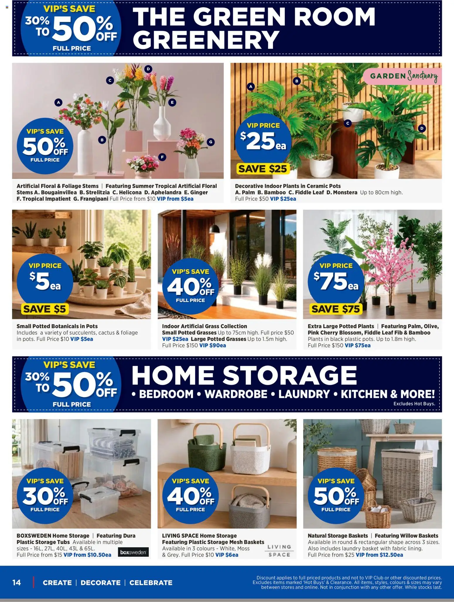 Spotlight catalogue - valid from 02/09/2026 | Page: 14 | Products: Basket, Grass, Laundry basket, Wardrobe