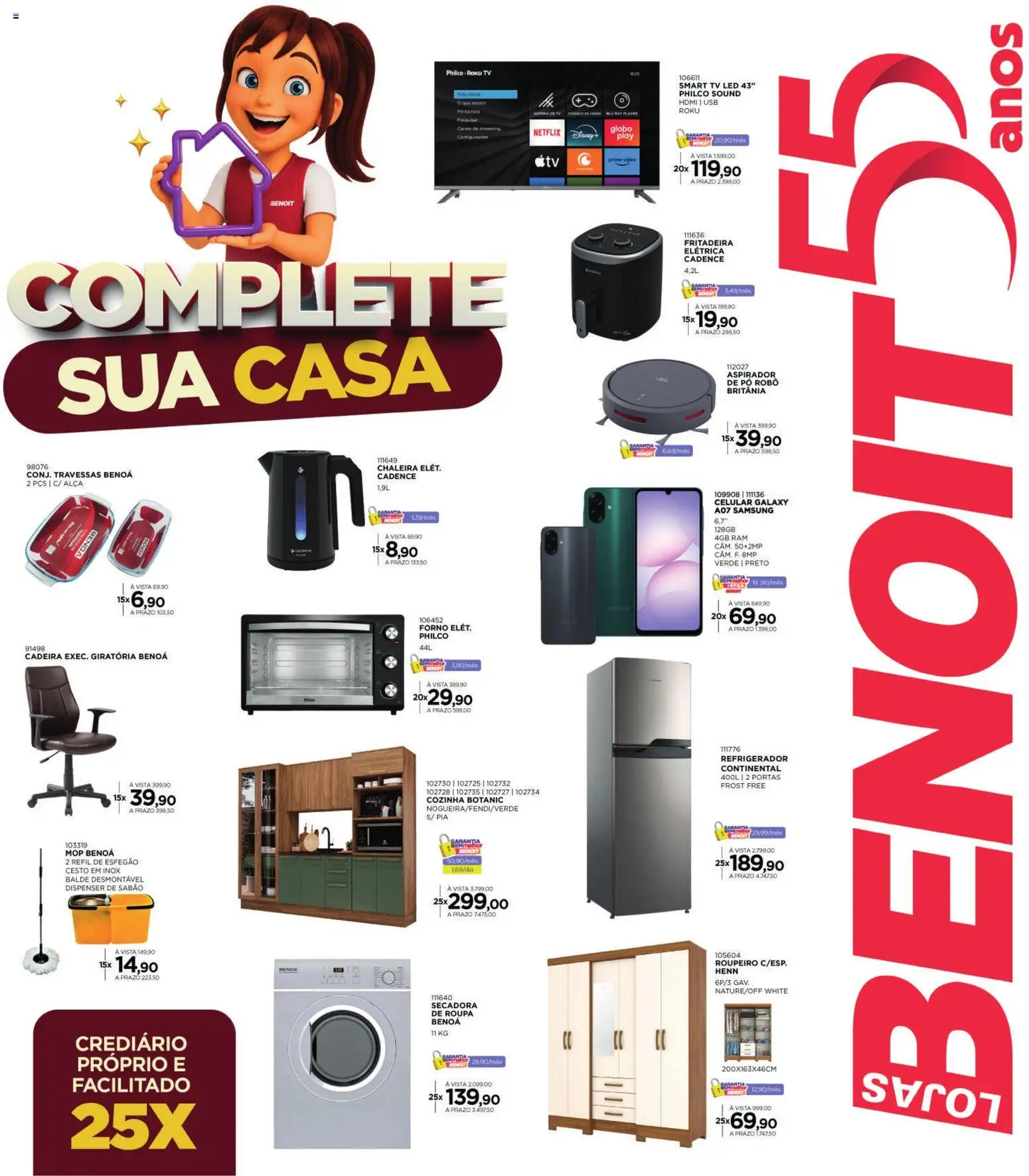 Benoit Folheto - válido de 01/09/2026 | Página: 1 | Produtos: Robô, Mop, Pia, USB