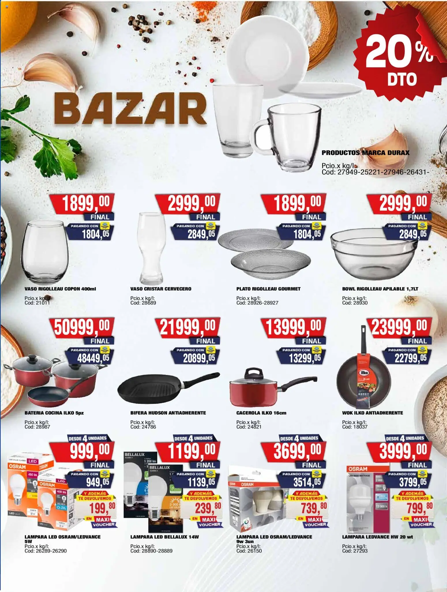 Maxiconsumo ofertas │ válido desde el 31/08/2026 | Página: 31 | Productos: Cocina, Bifera, Wok, Té