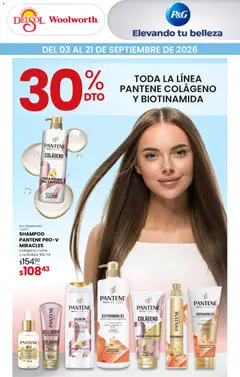 Vista previa de Del Sol y Woolworth catálogo Beauty Days, nuevo folleto de la tienda, válido en México a partir del 03/09/2026