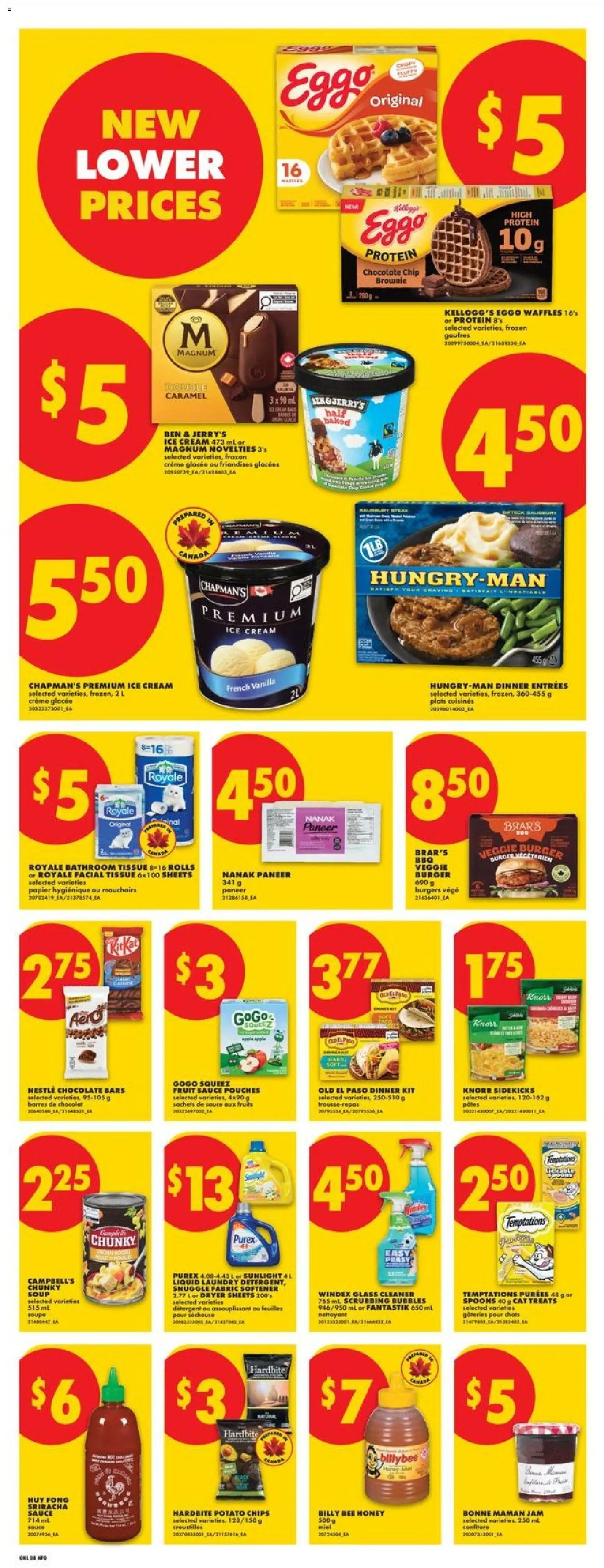 No Frills flyer valid from 16.04.2026 | Page: 16 | Products: Chips, Ice cream, Dryer, Detergent