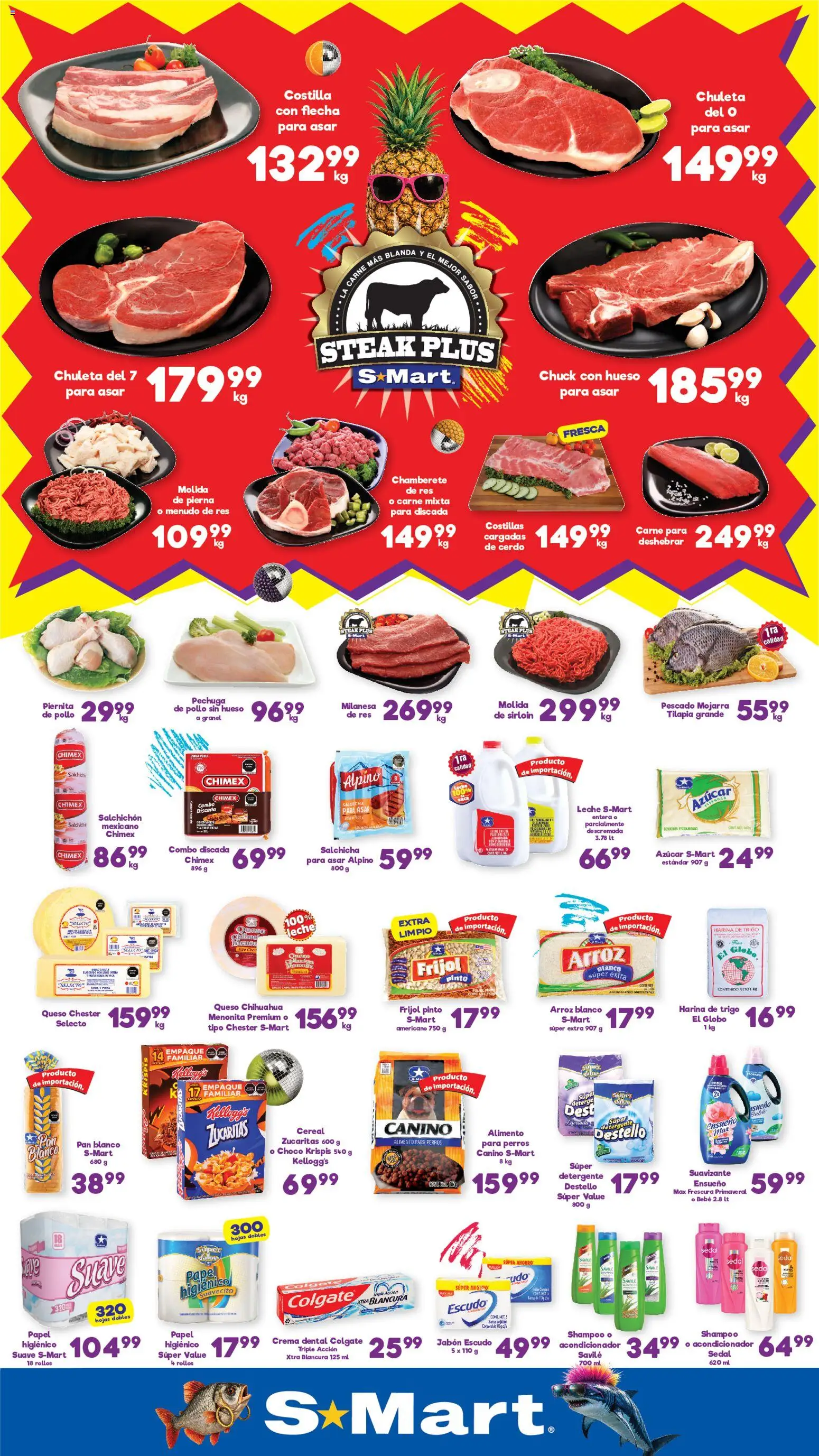 Nuevas ofertas de S-Mart válidas en toda la República Mexicana desde el 09/10/2026. ¡Encuentra las mejores ofertas en S-Mart folleto! | Página: 1